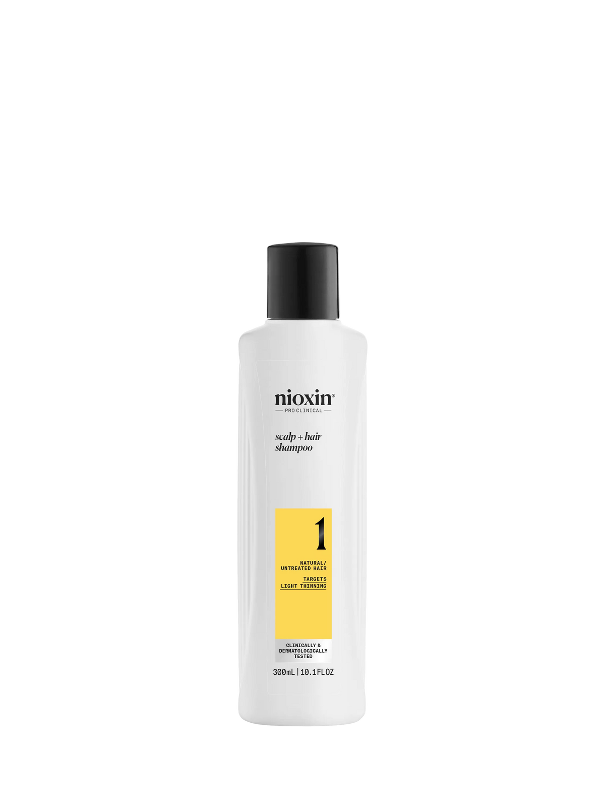 Nioxin thickening shampoo for natural hair with light thinning 300ml, imported from the UK