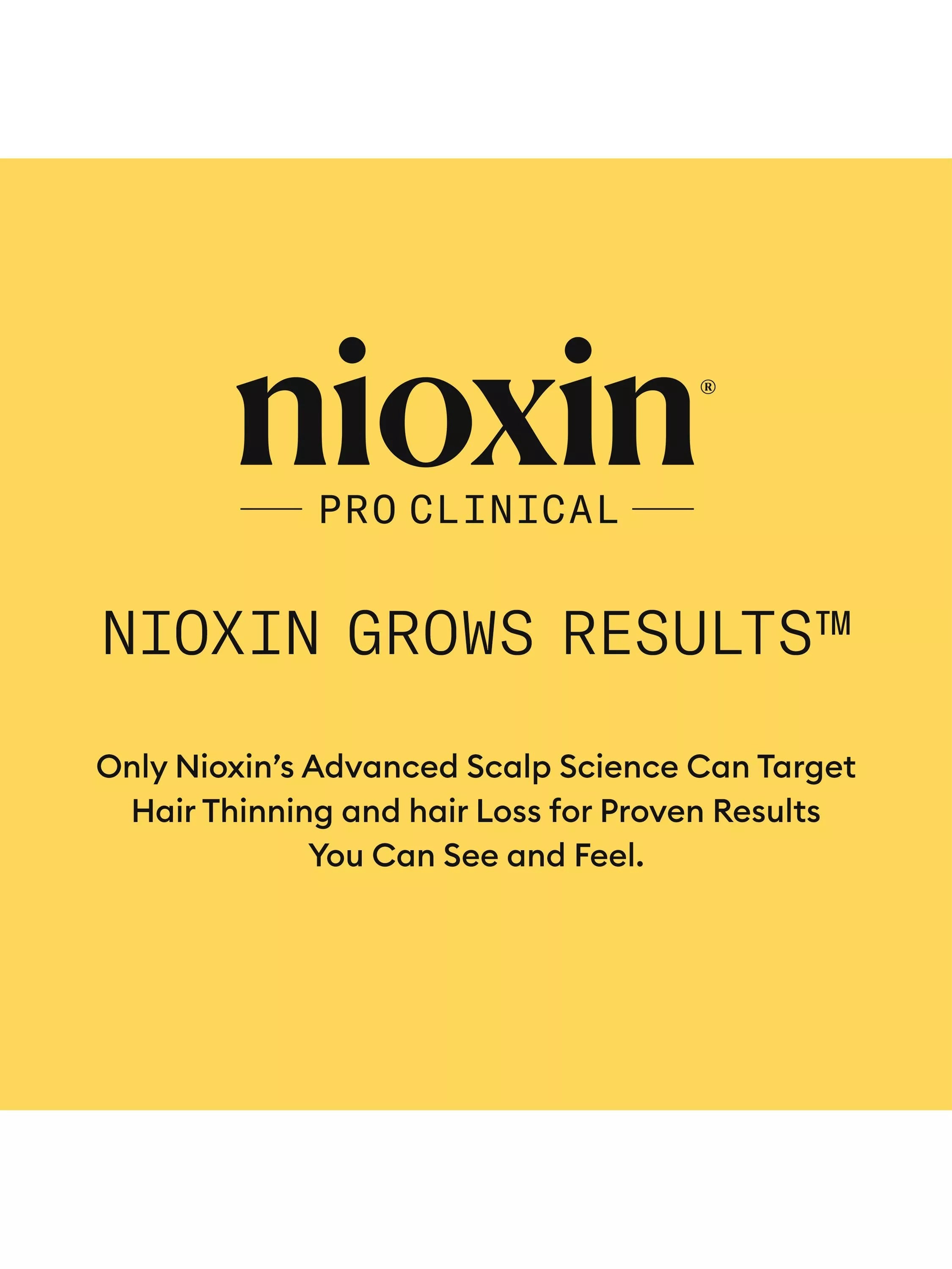 Nioxin thickening shampoo for natural hair with light thinning 300ml, imported from the UK