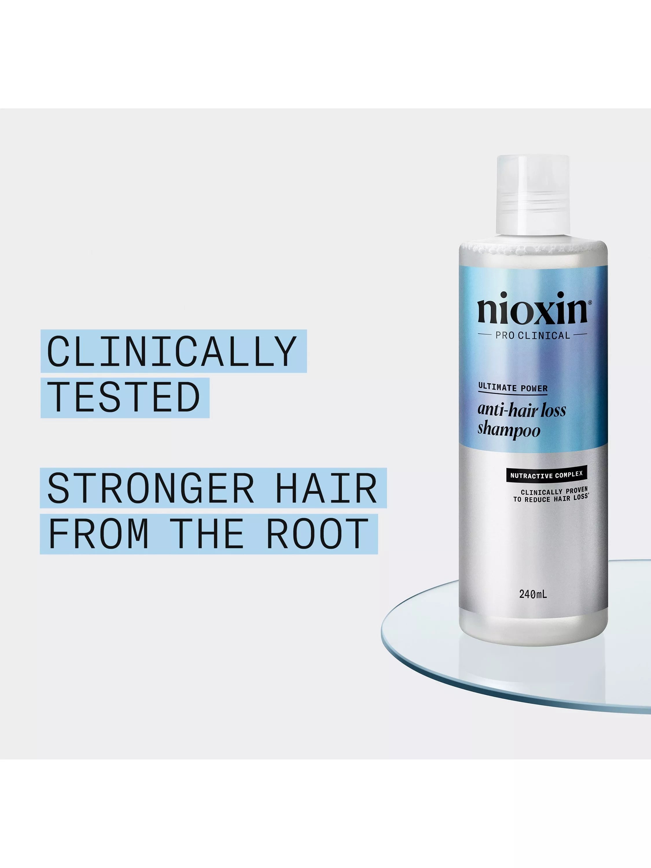 Nioxin Anti-Hair Loss Shampoo 240ml, imported from the UK