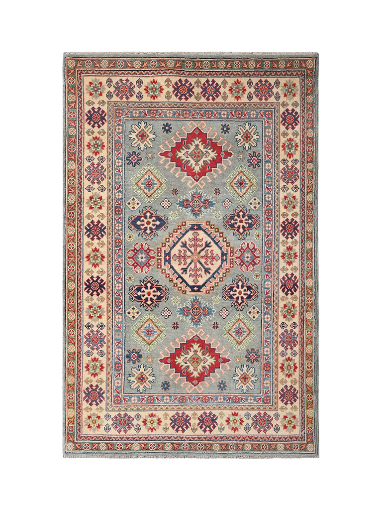 Gooch Oriental Kazak Rug, Grey, L187 x W120cm