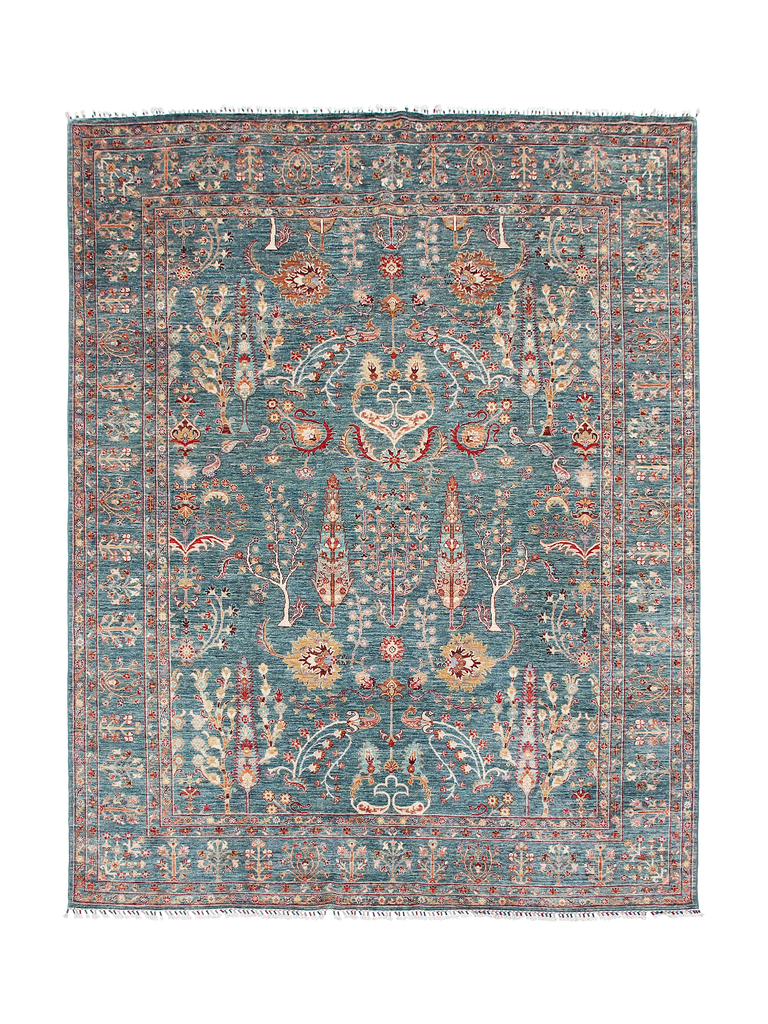 Gooch Oriental Pictorial Rug, Green, L310 x W242 cm