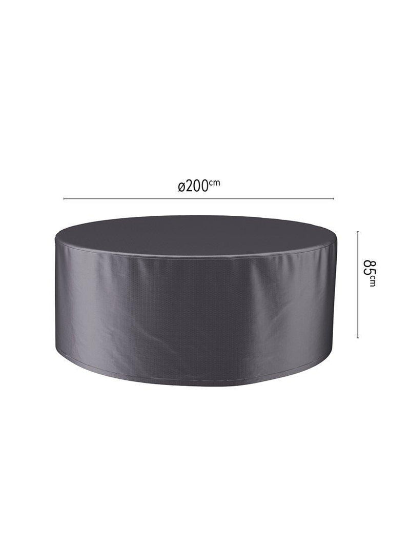 Pacific Aerocover round garden furniture cover 200cm anthracite, imported from the UK