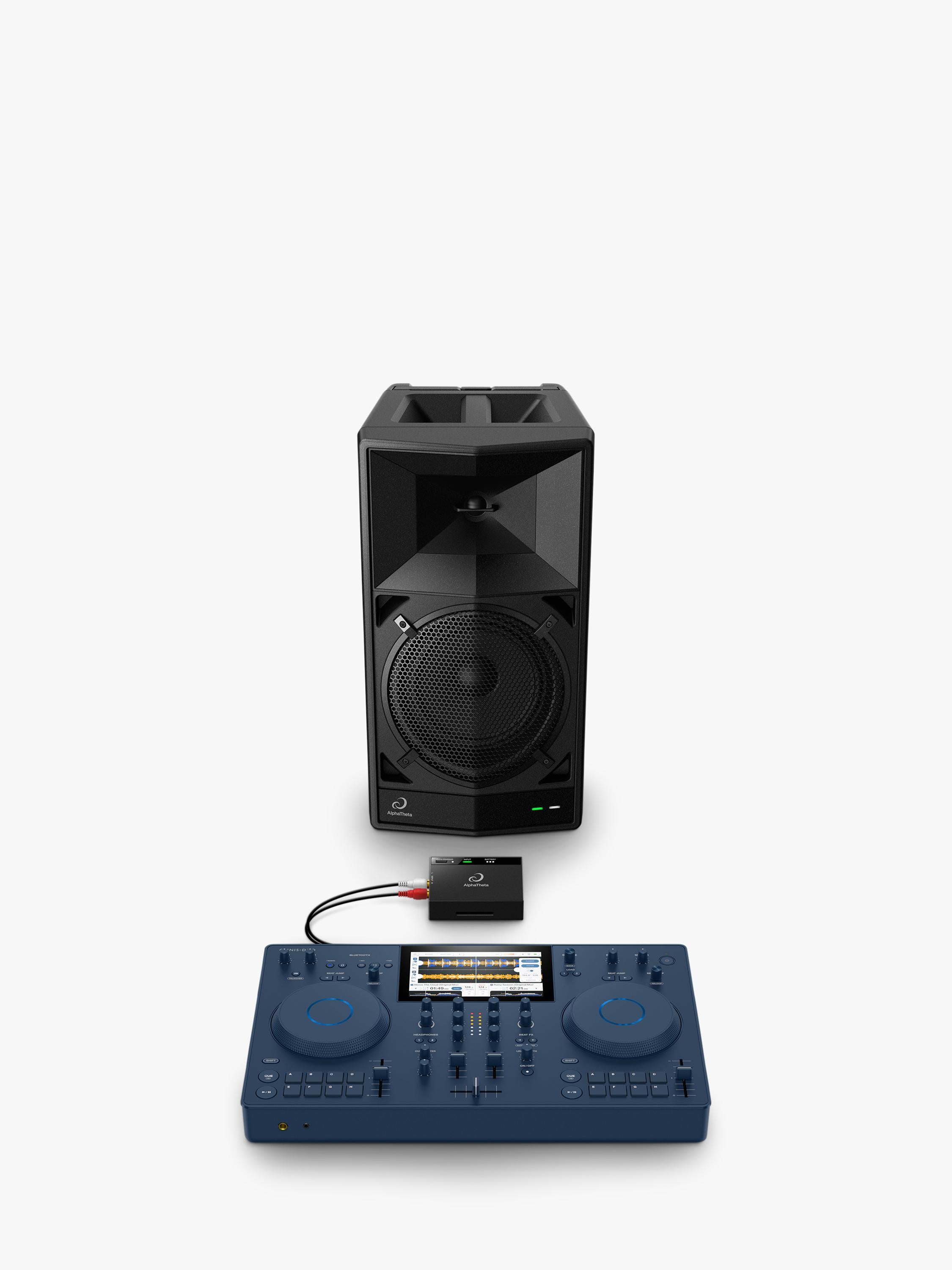 AlphaTheta Wave-Eight portable wireless DJ speaker - UK version