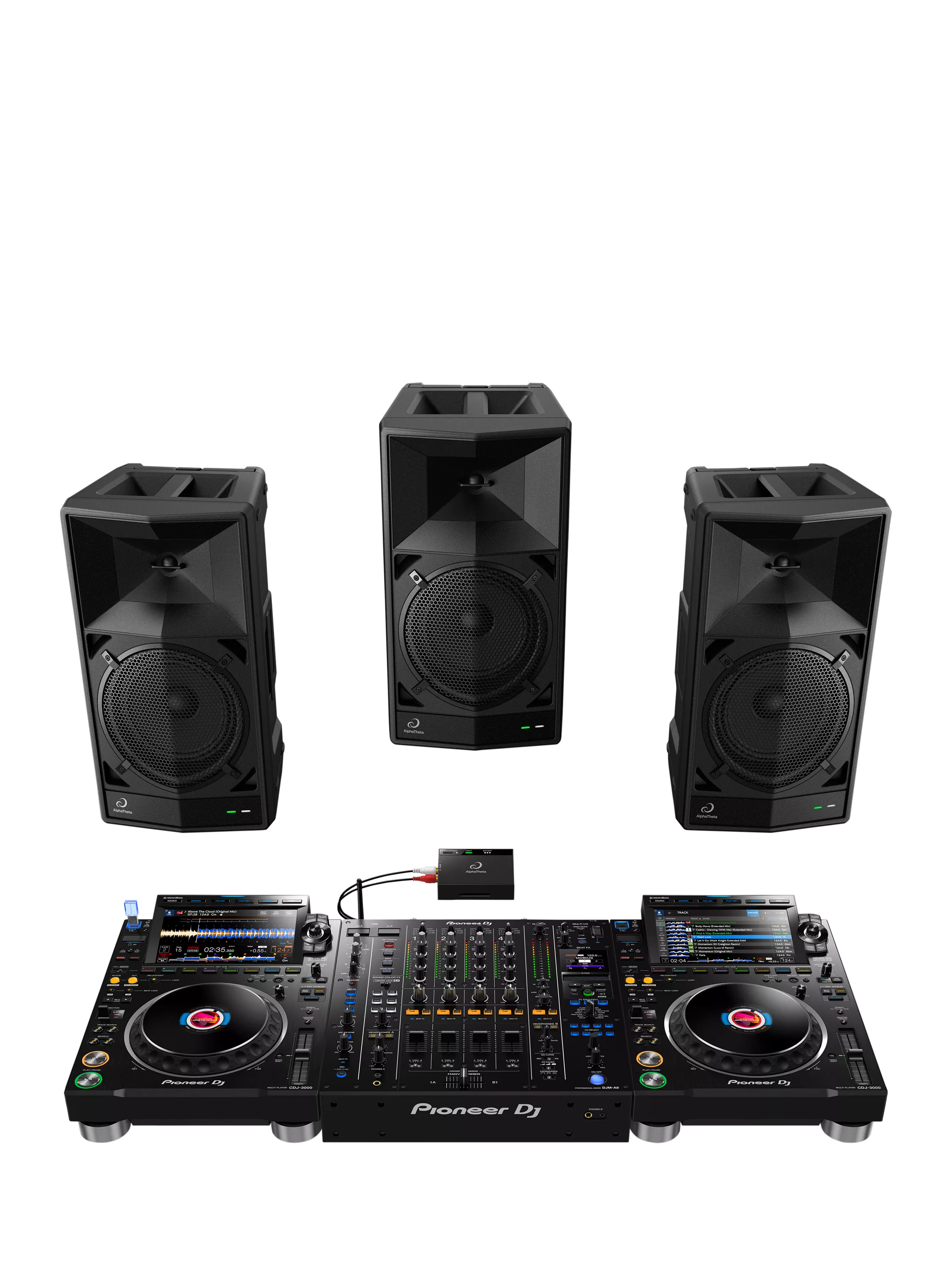 AlphaTheta Wave-Eight portable wireless DJ speaker - UK version