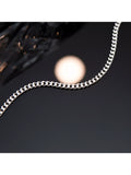 Hoxton London silver curb chain bracelet D20cm - British product