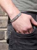 Hoxton London men's mesh cuff bangle D65mm (British brand)