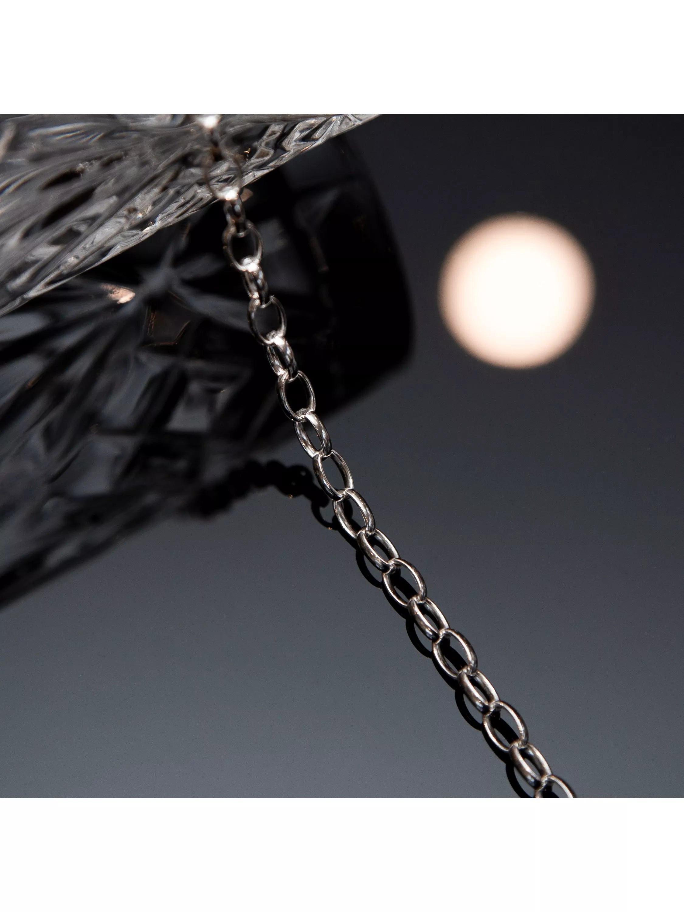 Hoxton London oval belcher chain necklace 5mm 51cm, imported from the UK