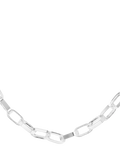 Hoxton London extra large paperclip chain necklace in sterling silver, UK version