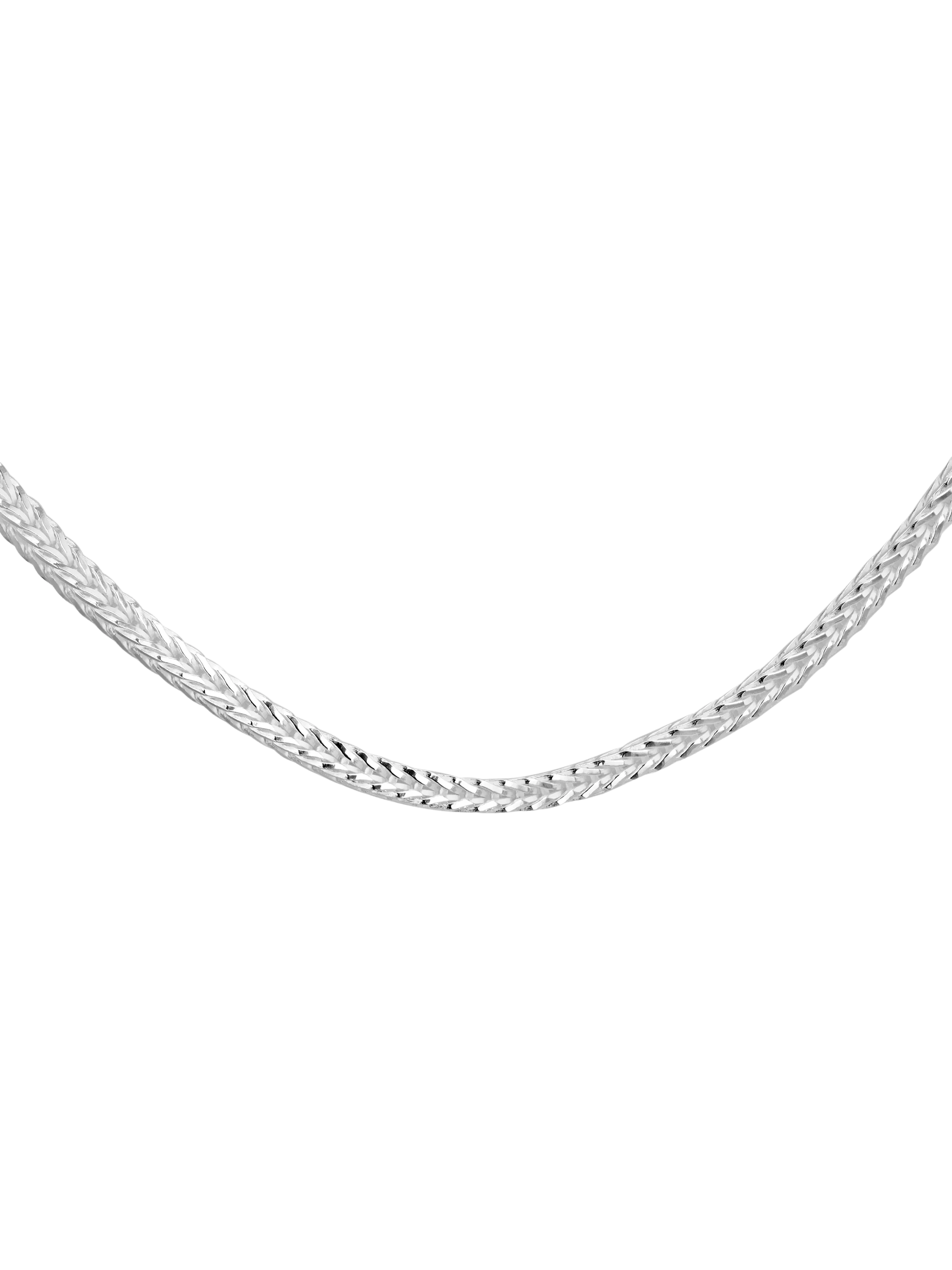 Hoxton London men's square franco chain necklace 56cm - British product