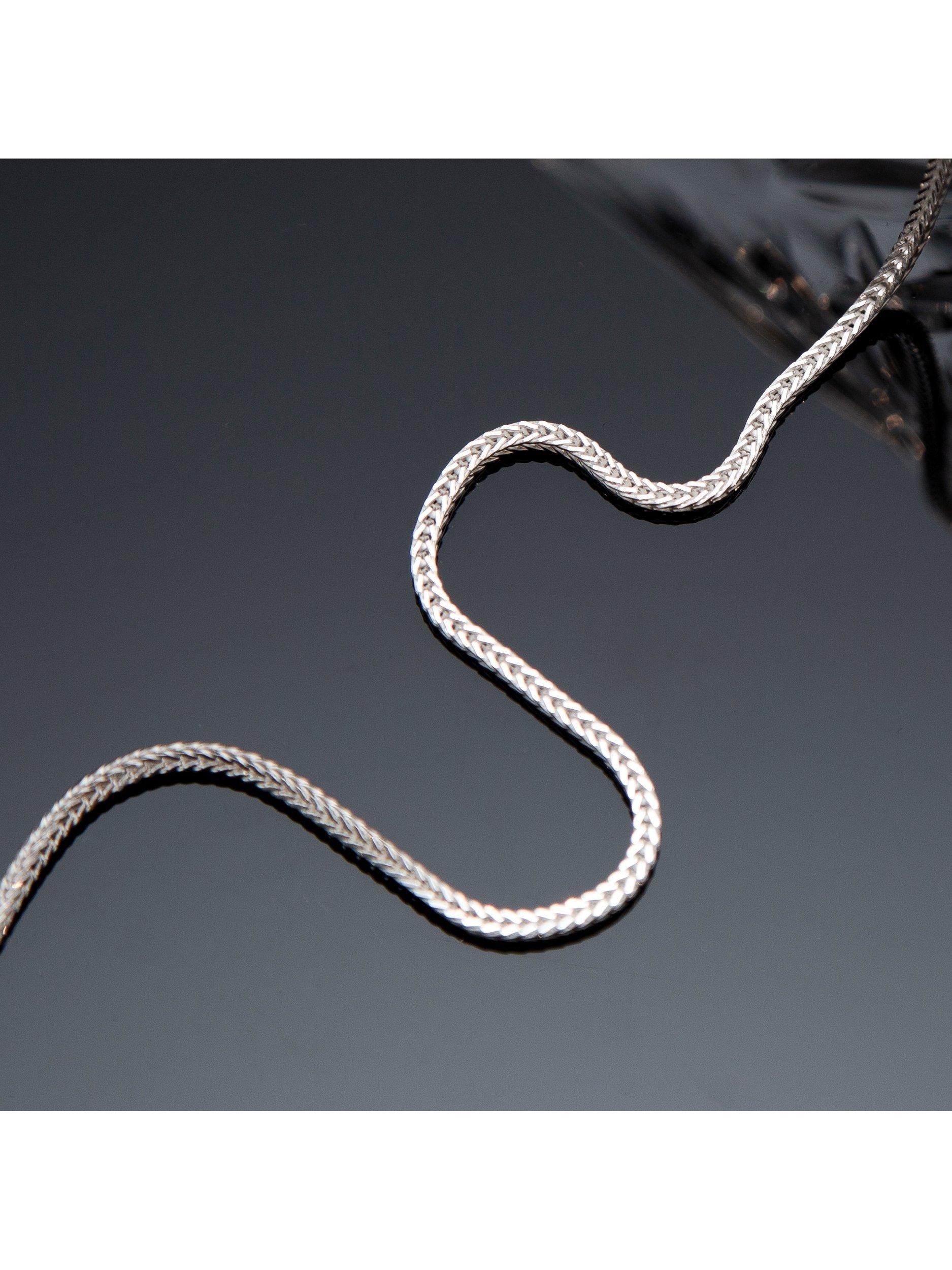 Hoxton London men's square franco chain necklace 56cm - British product
