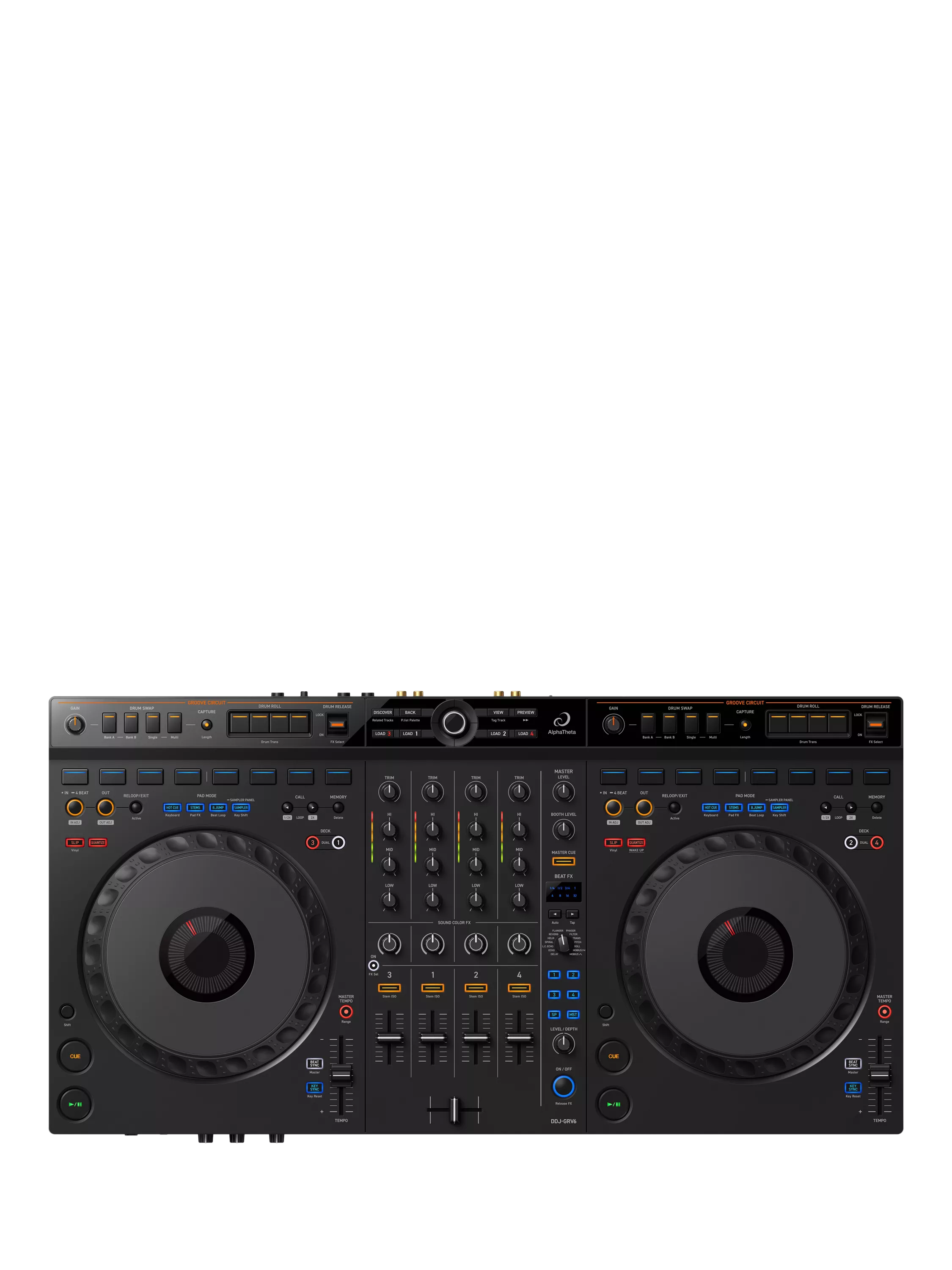 AlphaTheta DDJ-GRV6 DJ controller - British product