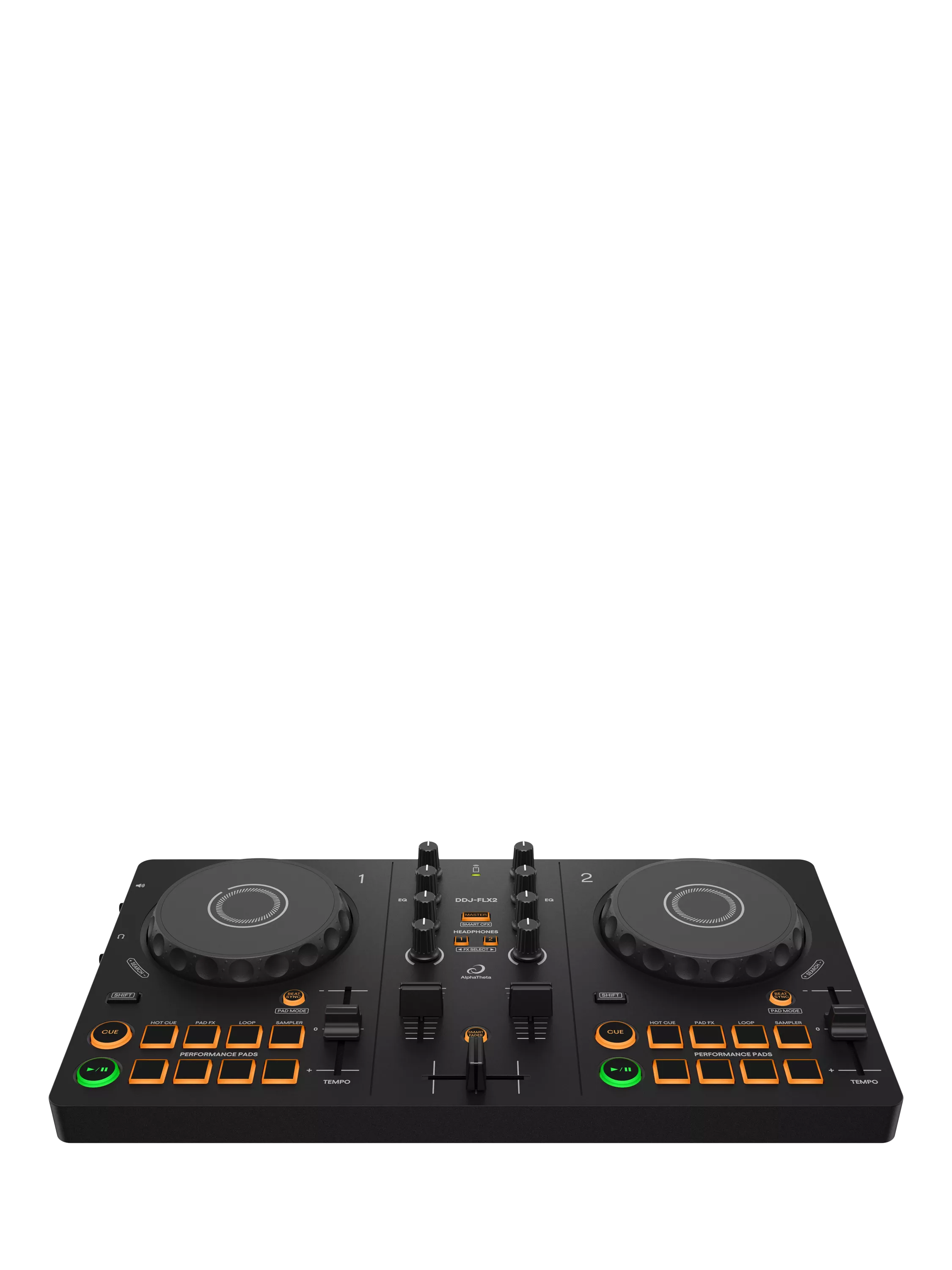 AlphaTheta DDJ-FLX2 2-channel DJ controller black - British product