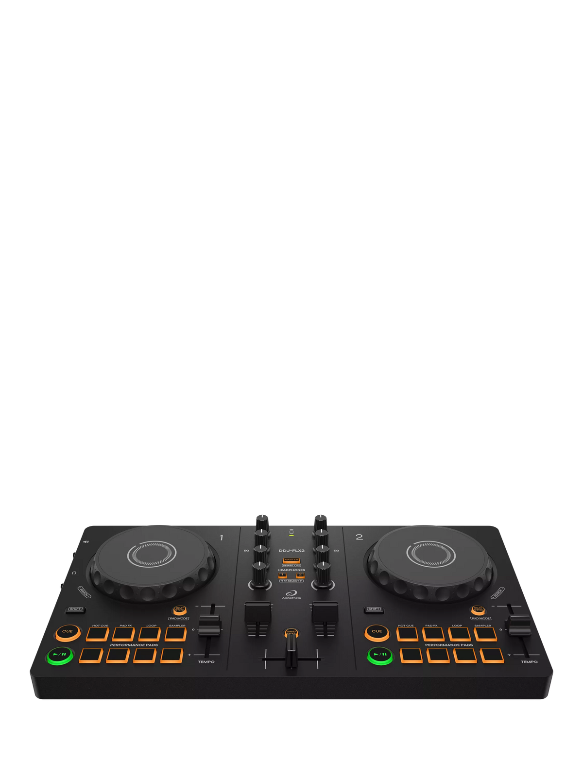 AlphaTheta DDJ-FLX2 2-channel DJ controller black - British product