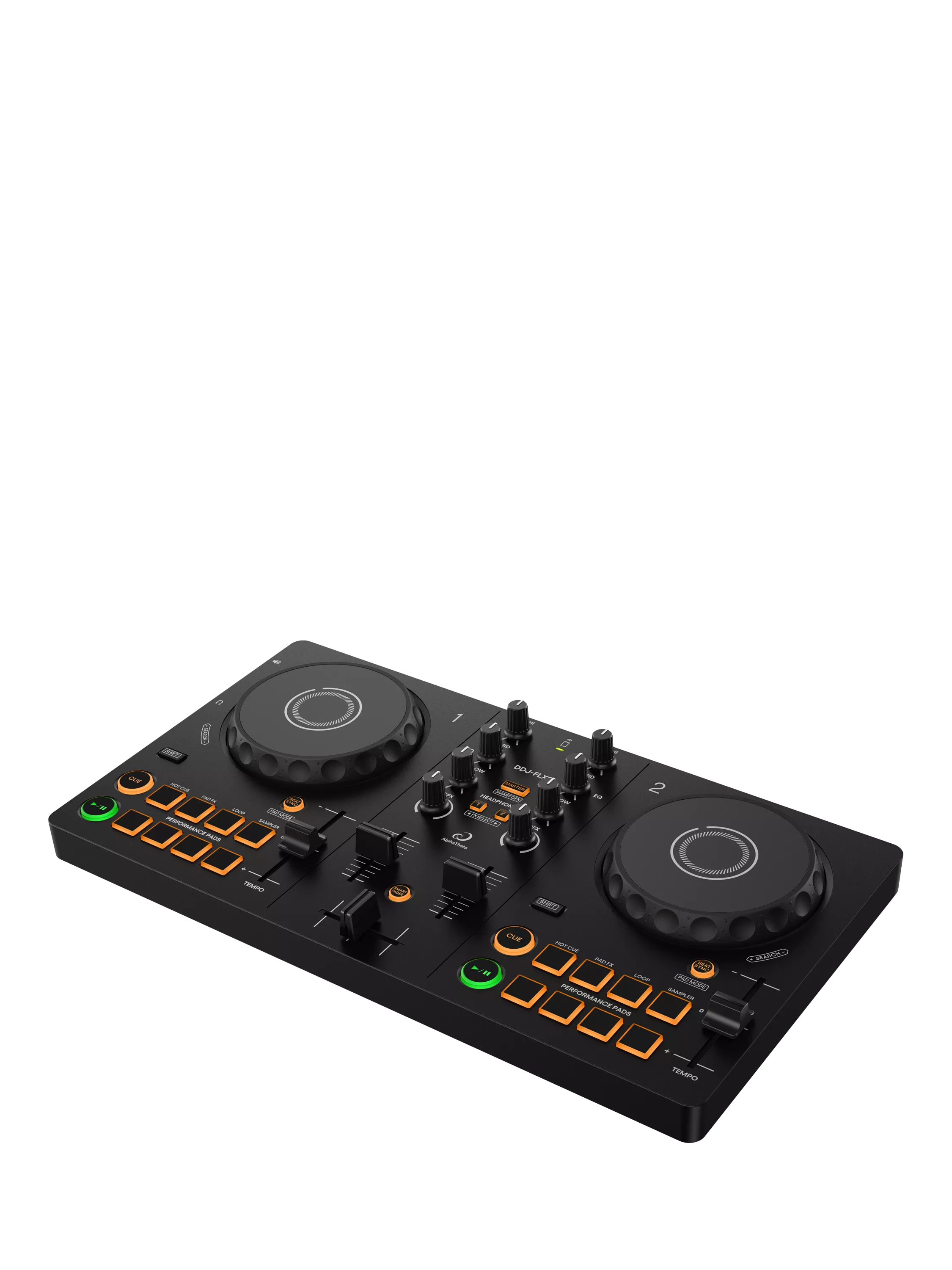 AlphaTheta DDJ-FLX2 2-channel DJ controller black - British product