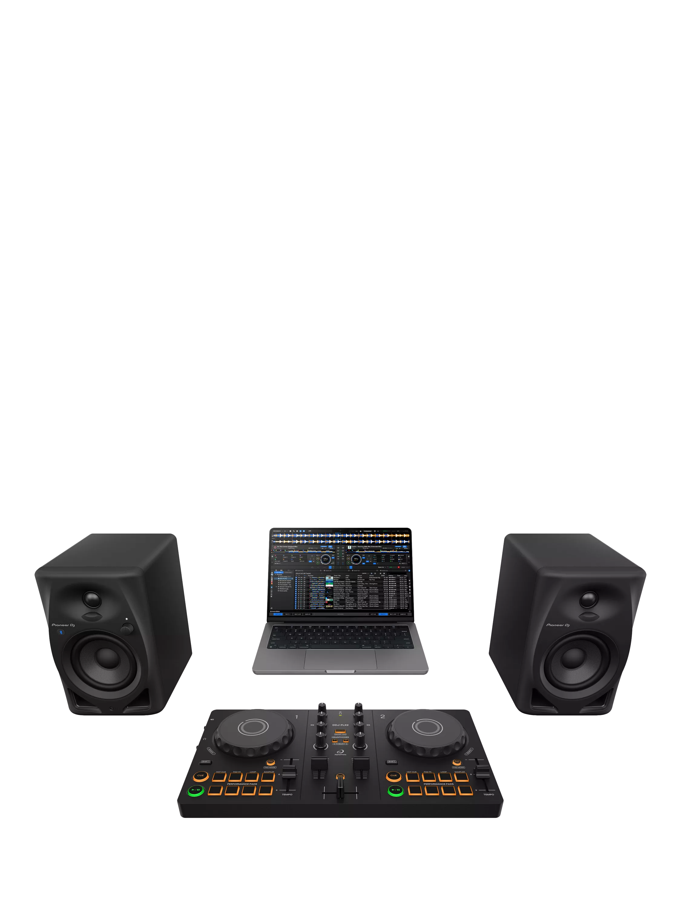 AlphaTheta DDJ-FLX2 2-channel DJ controller black - British product