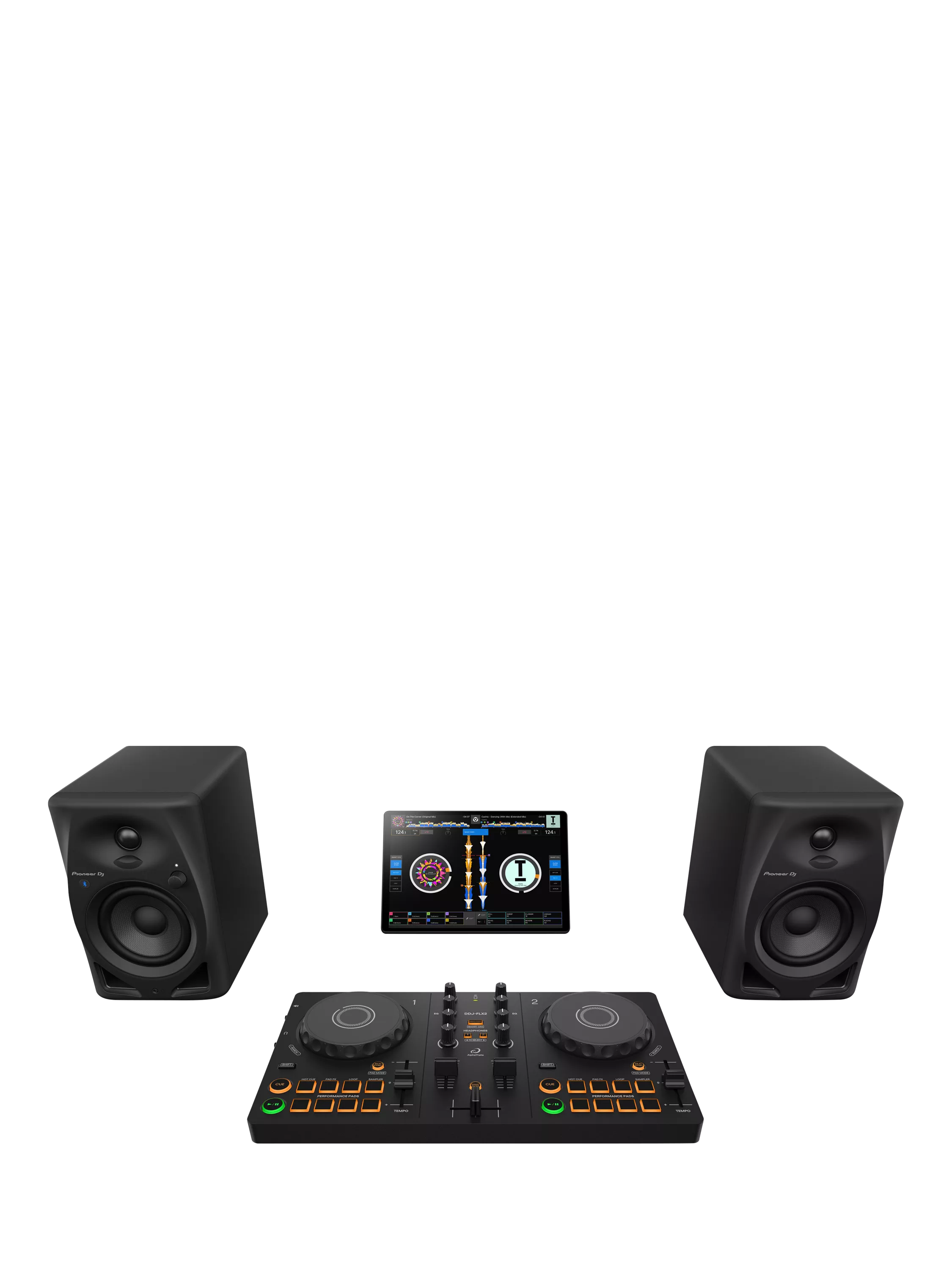 AlphaTheta DDJ-FLX2 2-channel DJ controller black - British product