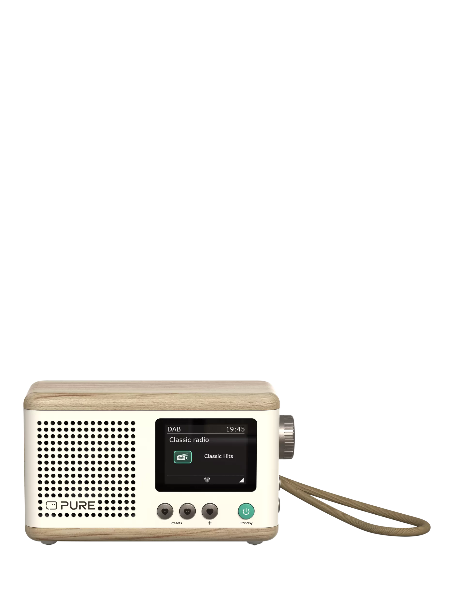 Reines klassisches Mini tragbares Radio mit DAB+ und Bluetooth (britische Marke)
