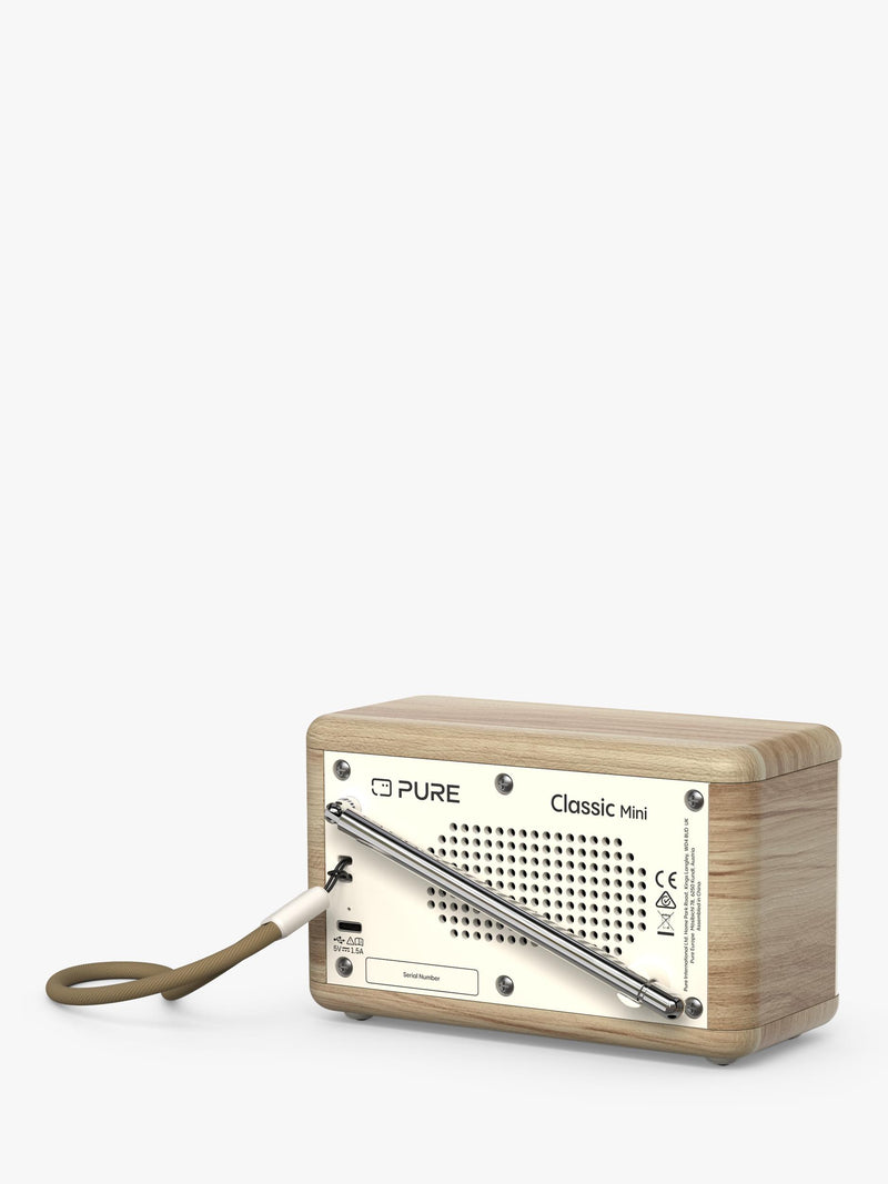 Reines klassisches Mini tragbares Radio mit DAB+ und Bluetooth (britische Marke)