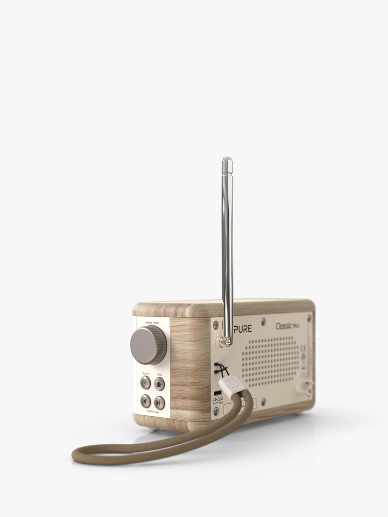 Reines klassisches Mini tragbares Radio mit DAB+ und Bluetooth (britische Marke)
