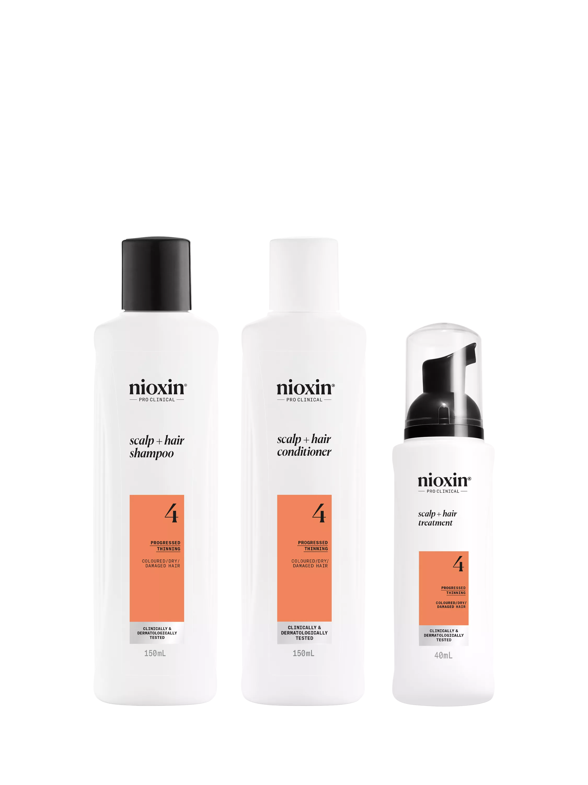Nioxin system 4 trial kit for coloured hair, UK version
