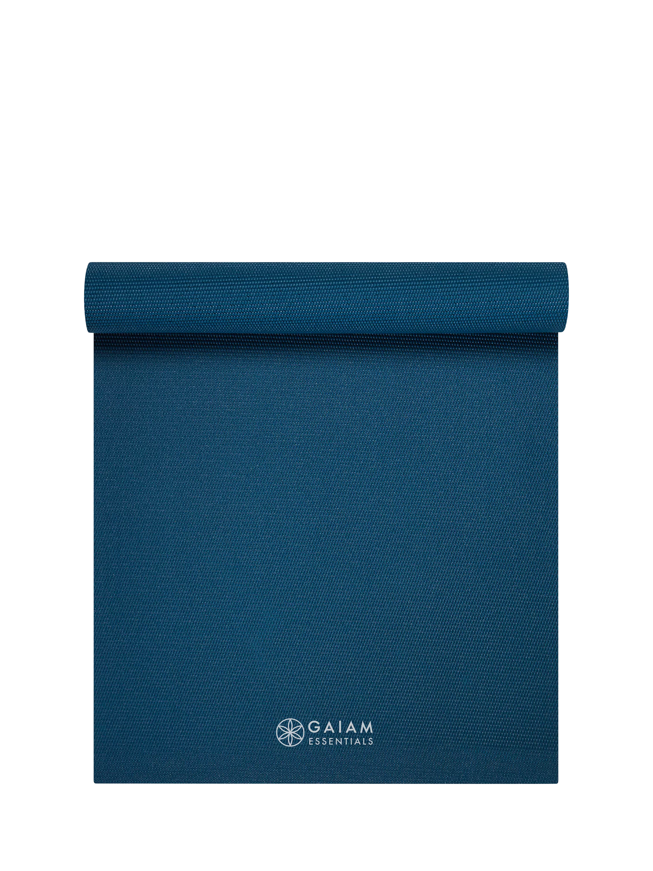 Gaiam Essentials Yoga Mat Navy 6mm, imported from the UK