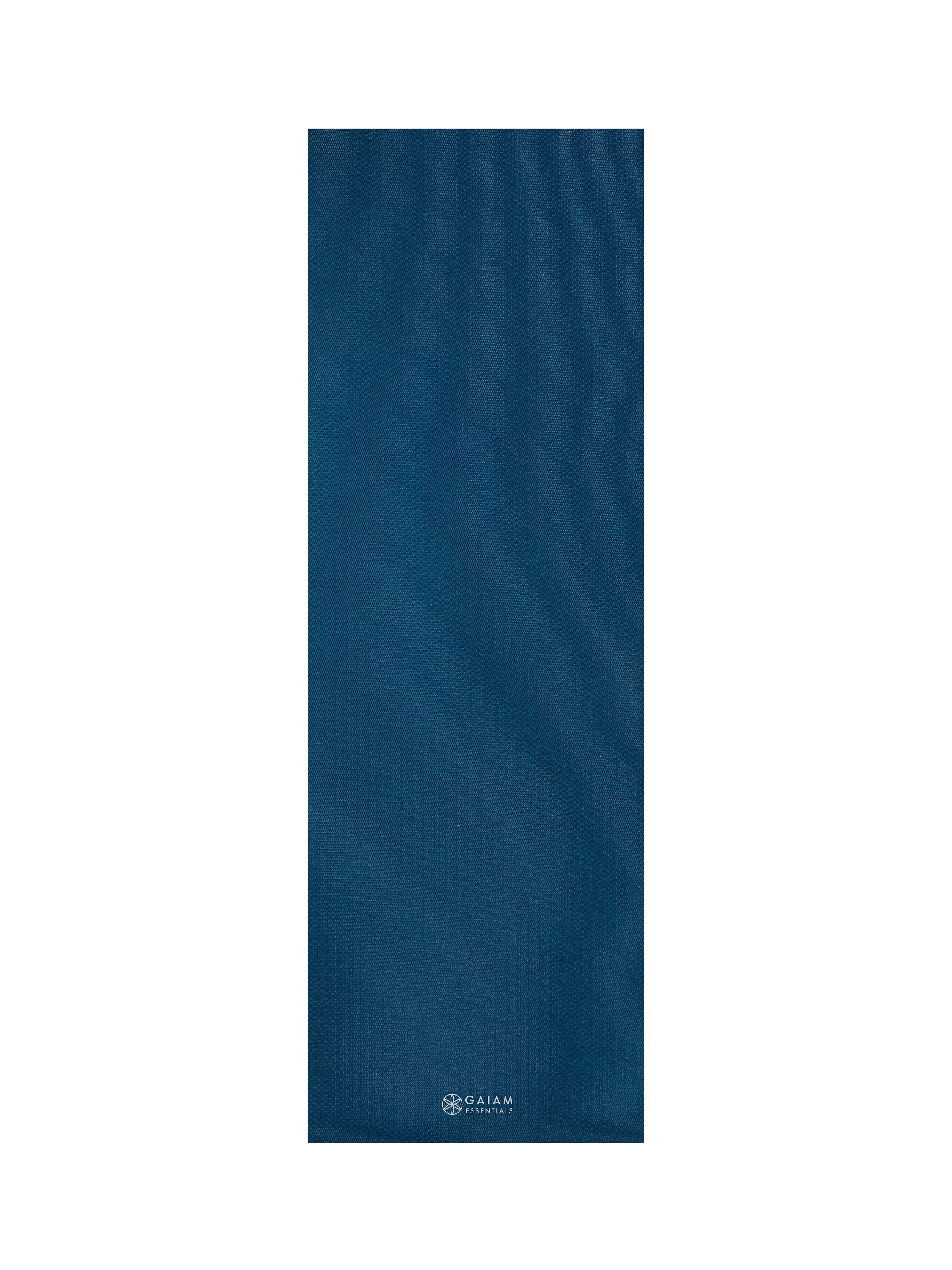 Gaiam Essentials Yoga Mat Navy 6mm, imported from the UK