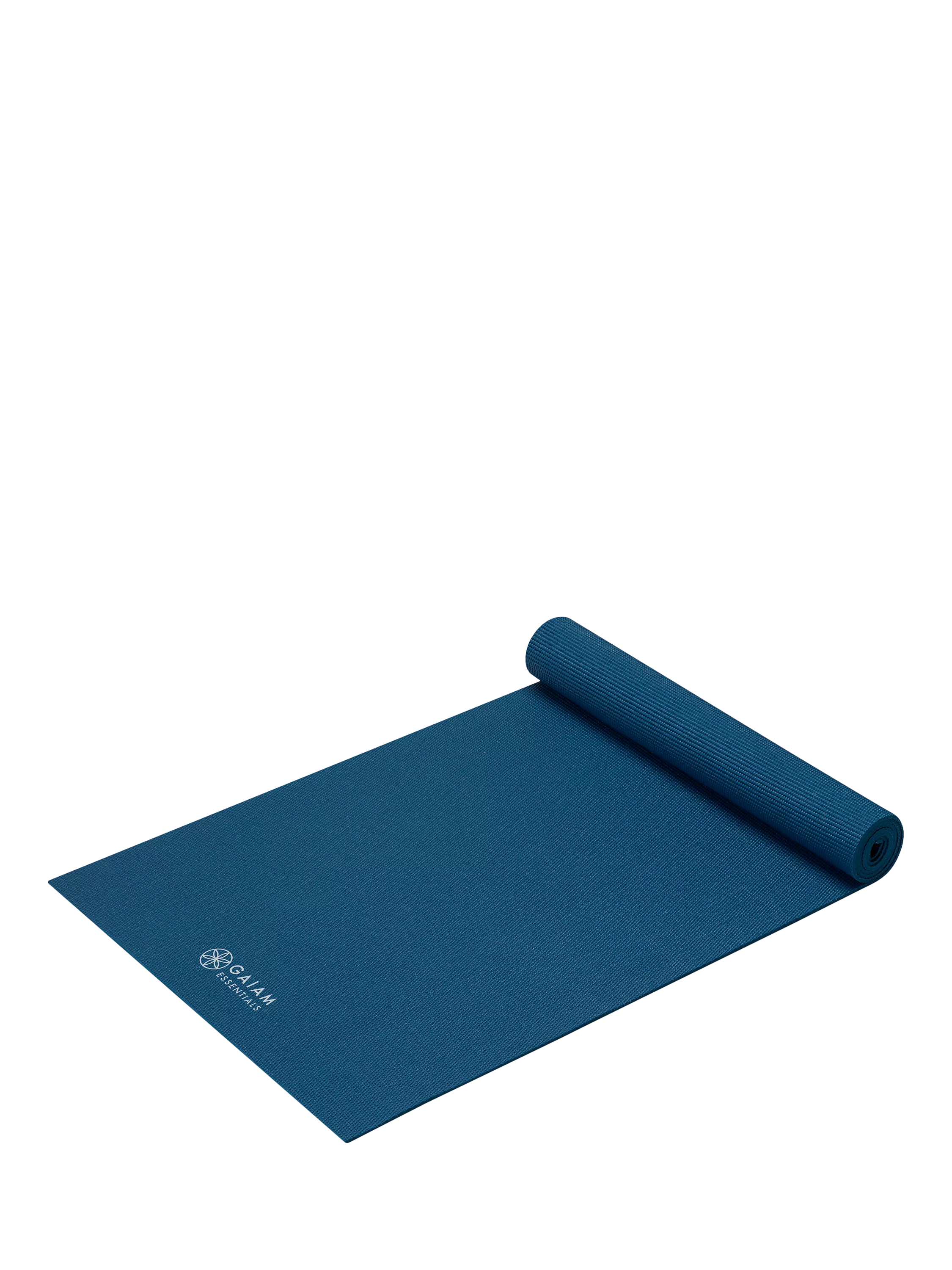 Gaiam Essentials Yoga Mat Navy 6mm, imported from the UK
