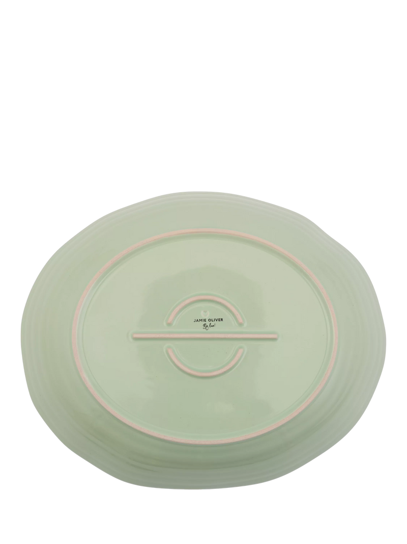 Jamie Oliver stoneware bowl green 39cm (British brand)
