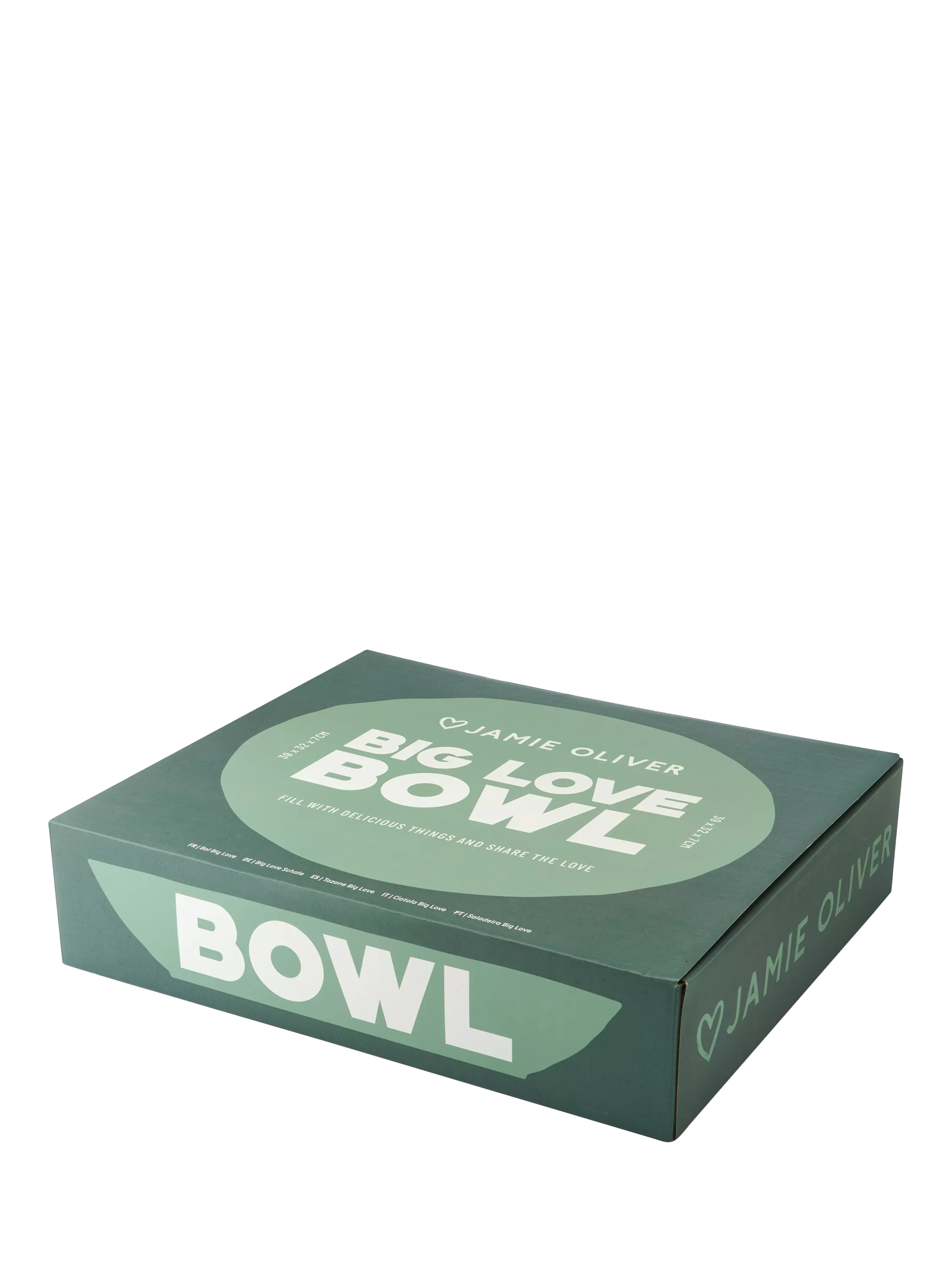 Jamie Oliver stoneware bowl green 39cm (British brand)