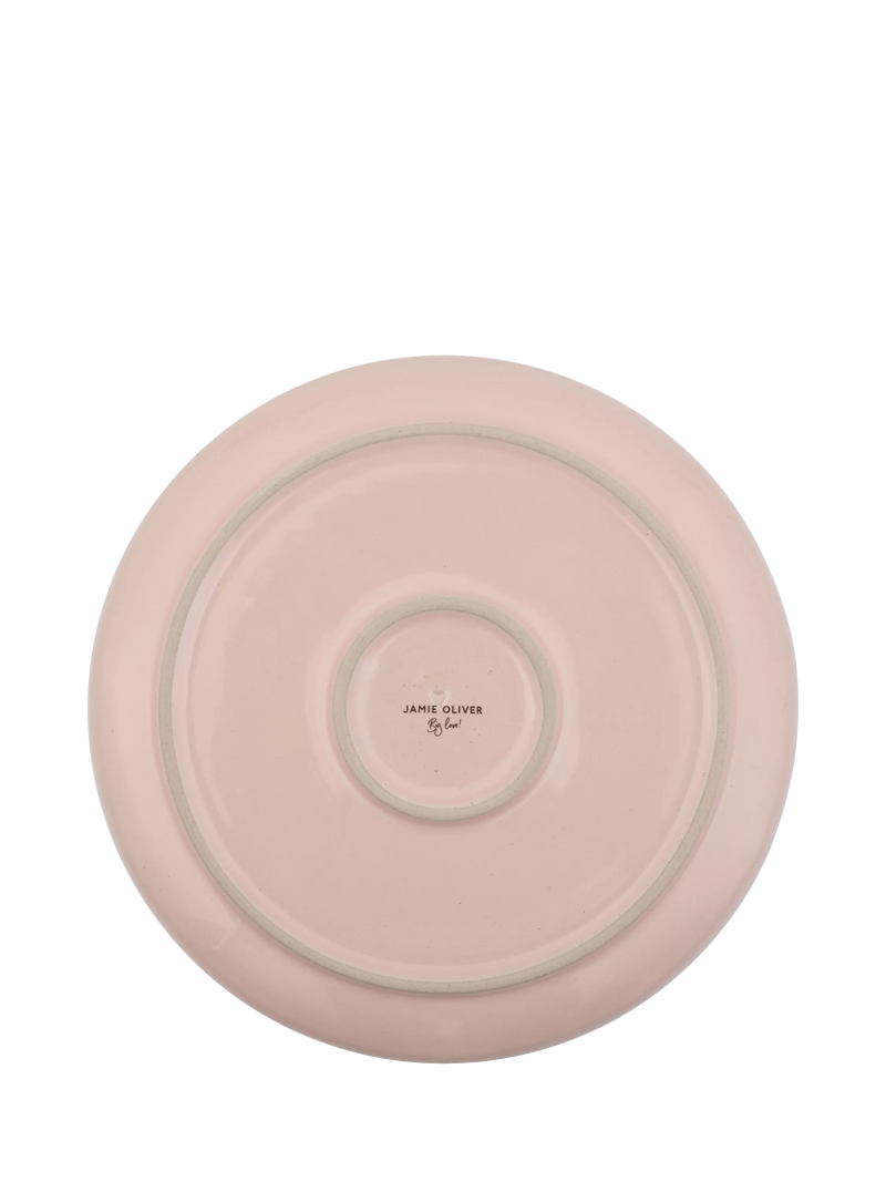 Jamie Oliver dinner plates pink set of 4 27cm - British product