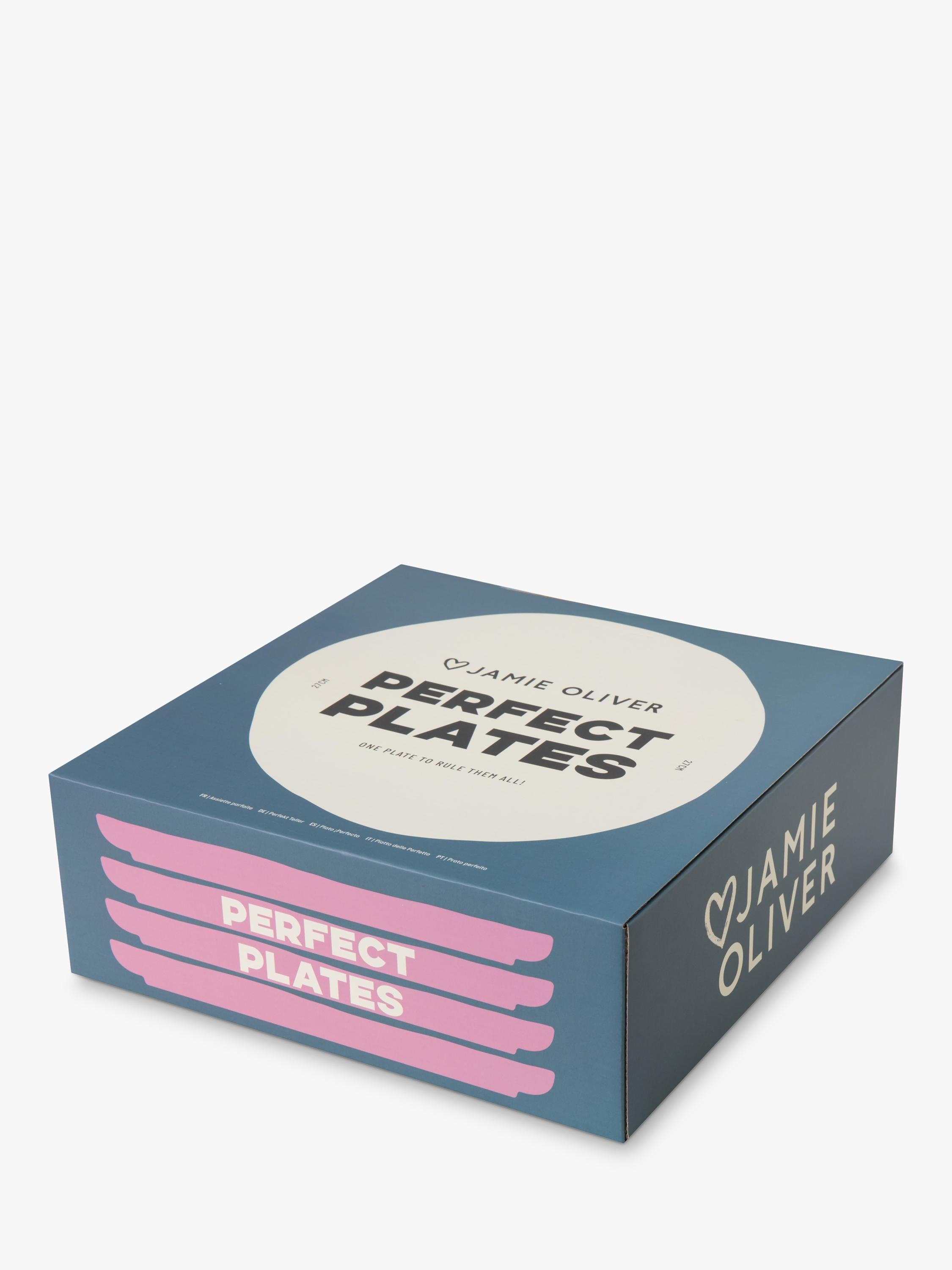 Jamie Oliver dinner plates pink set of 4 27cm - British product