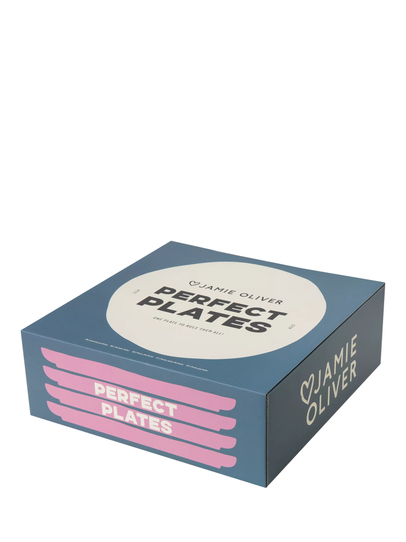 Jamie Oliver dinner plates pink set of 4 27cm - British product