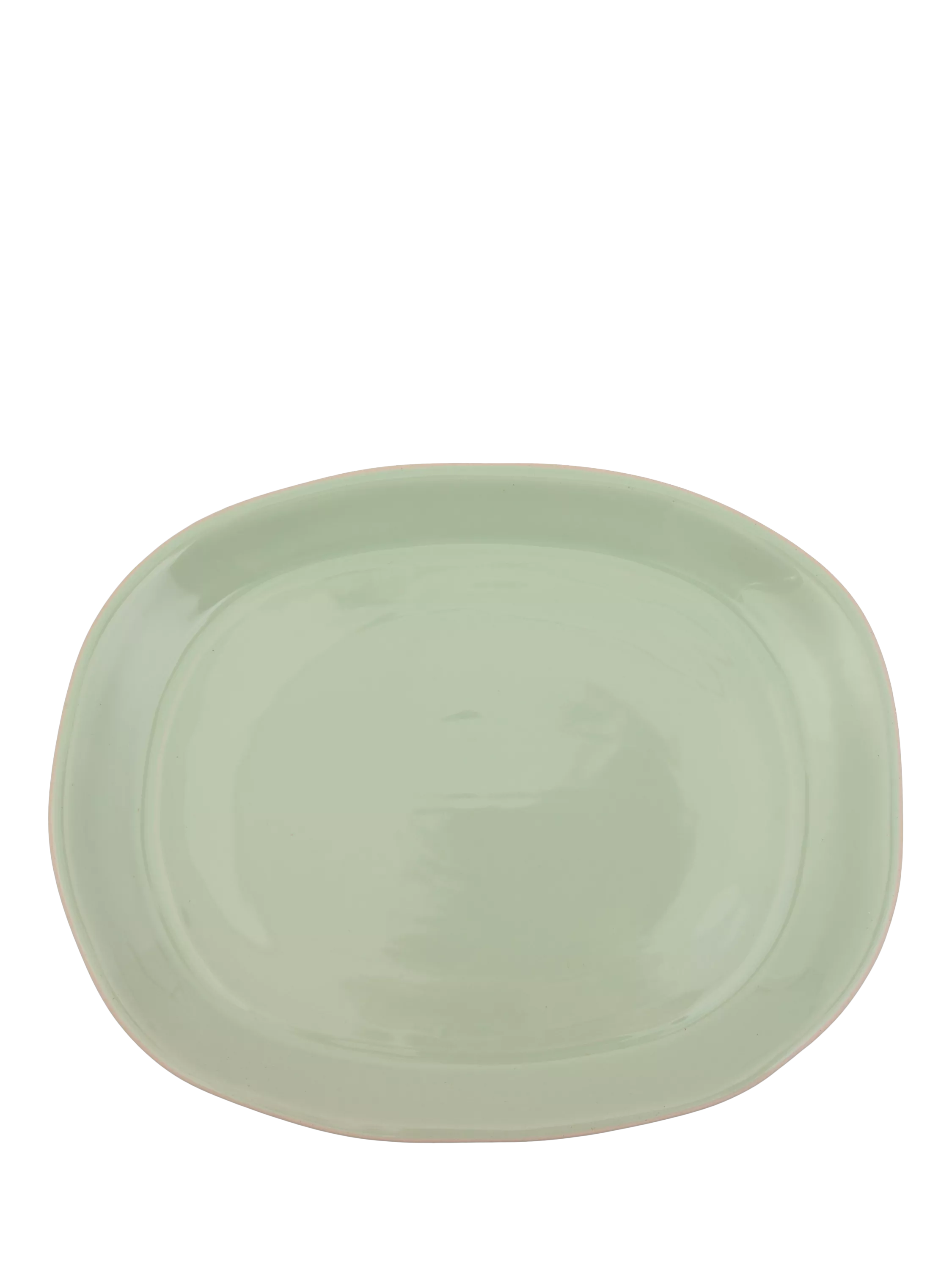 Jamie Oliver stoneware platter oblong green 41cm - British product