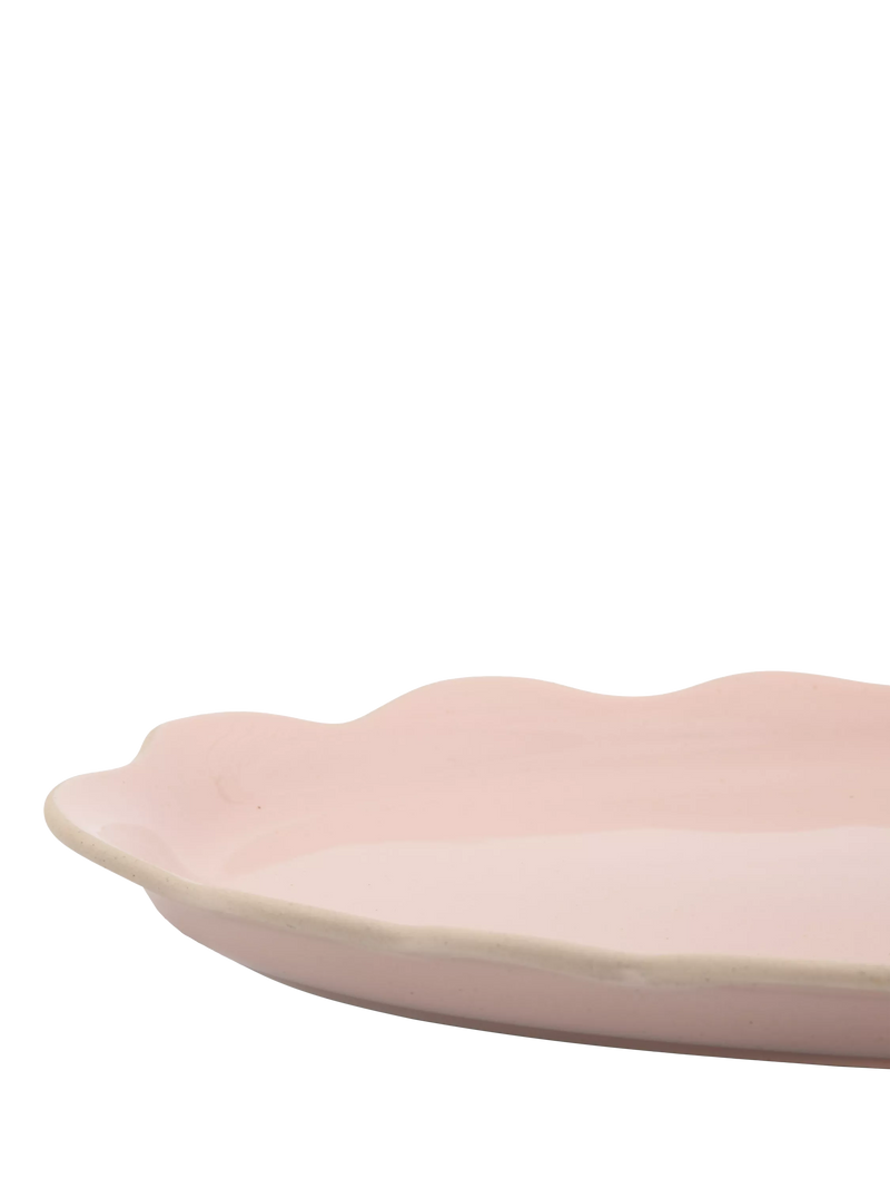 Jamie Oliver stoneware platter pink 35cm, UK version