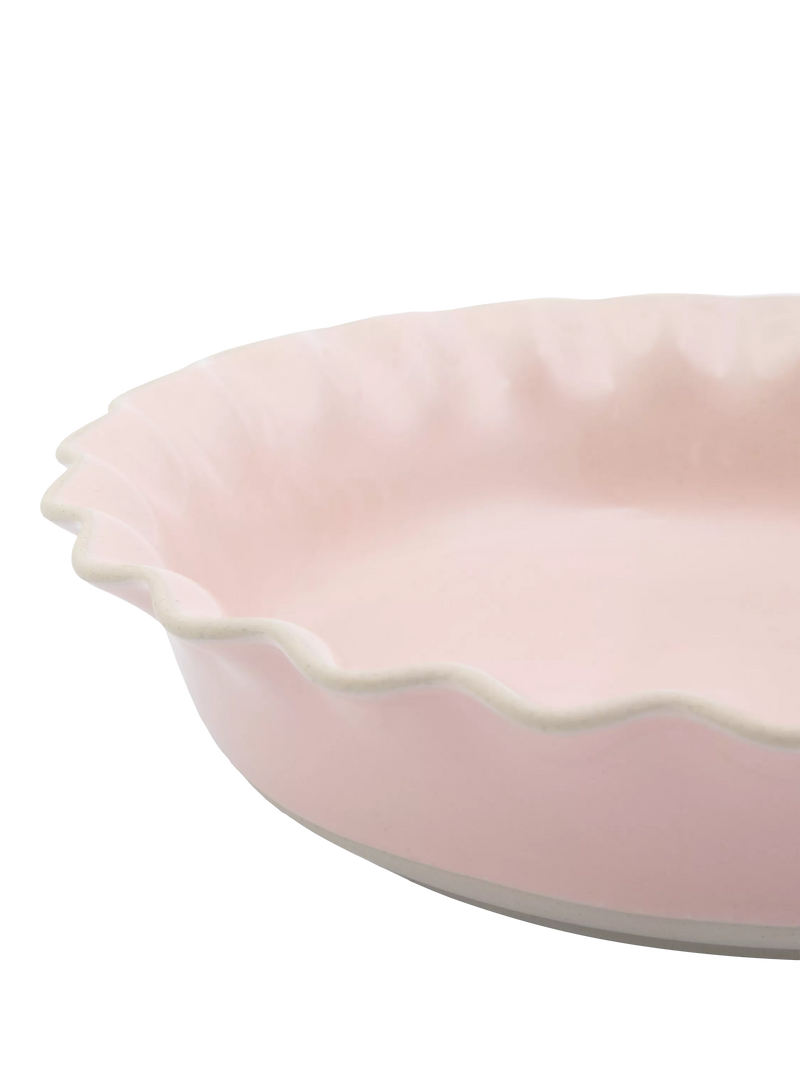 Jamie Oliver stoneware pie dish pink 28cm - British product