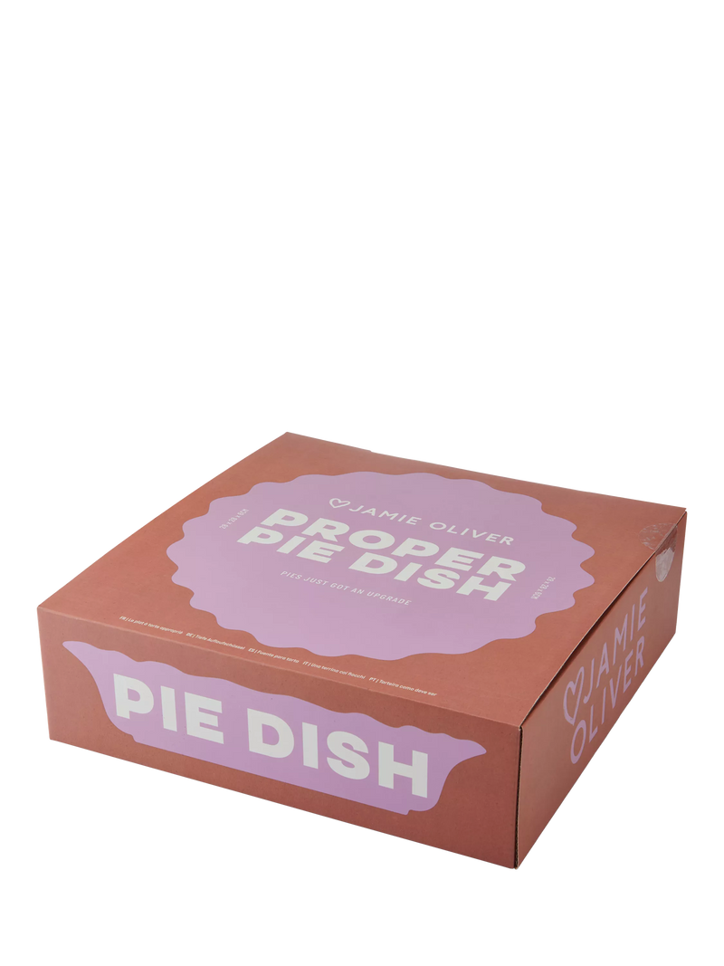 Jamie Oliver stoneware pie dish pink 28cm - British product