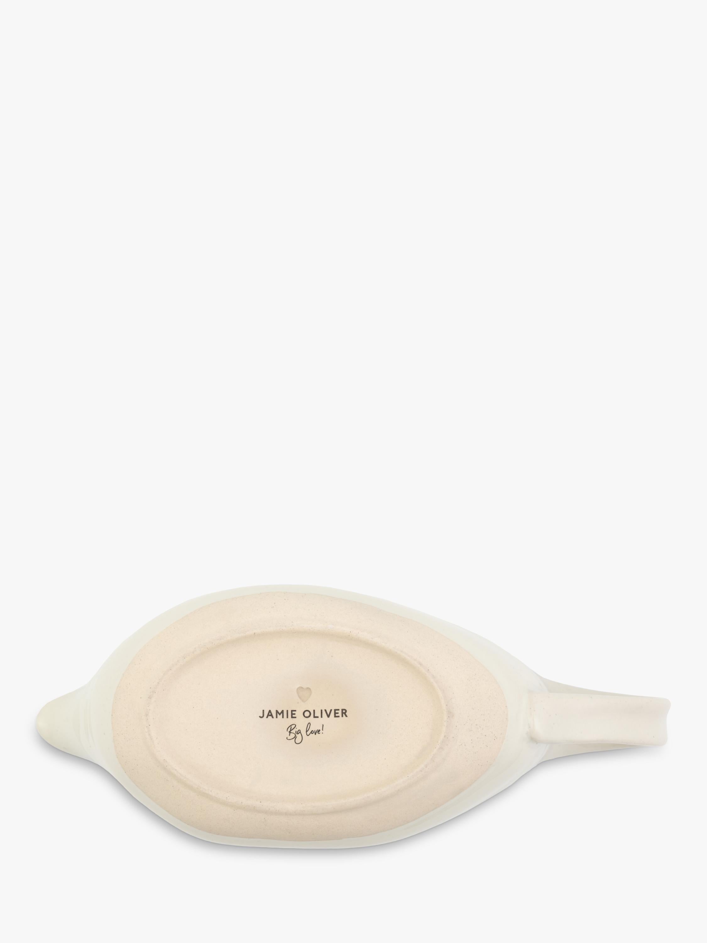Jamie Oliver stoneware gravy boat 400ml, imported from the UK