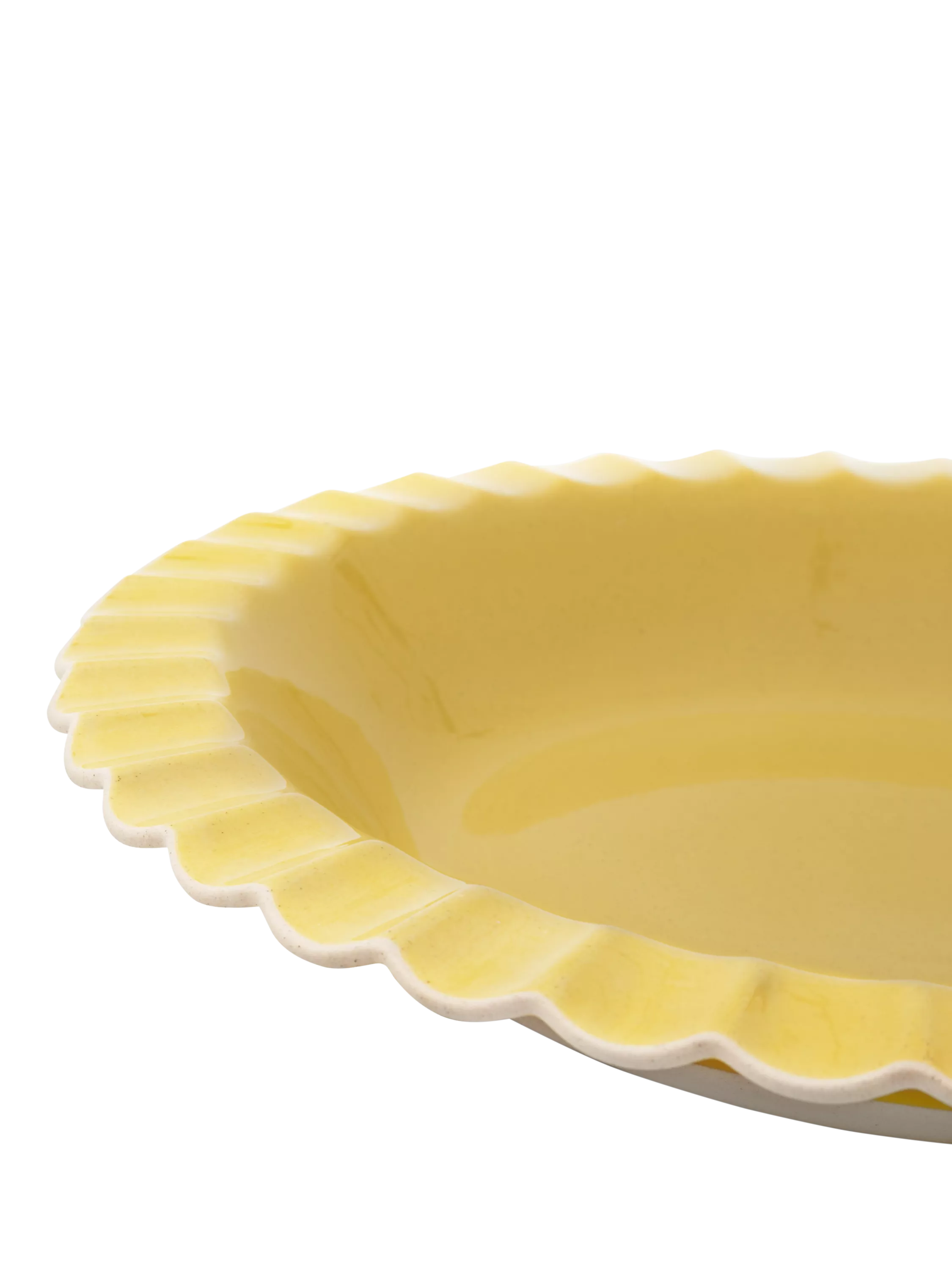 Jamie Oliver yellow stoneware bowl Big Love 34cm, UK version