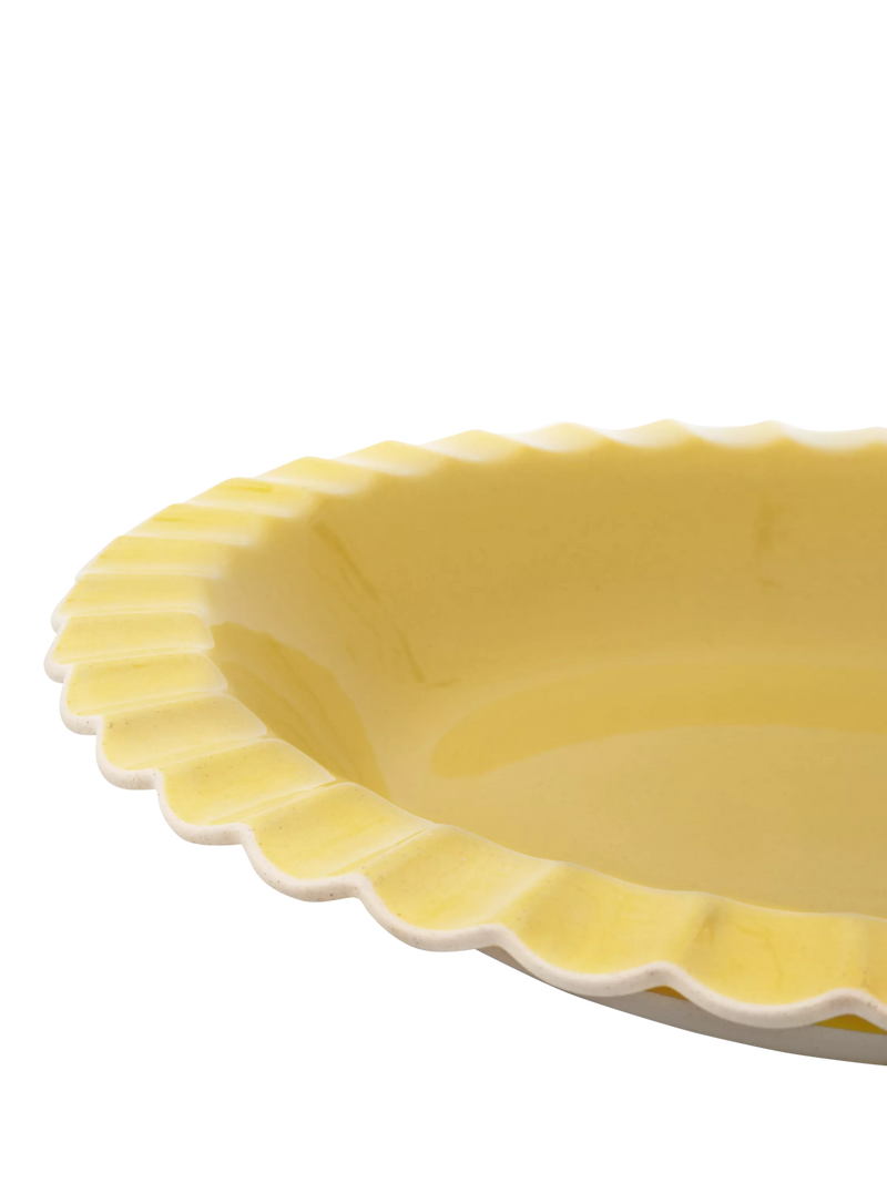 Jamie Oliver yellow stoneware bowl Big Love 34cm, UK version