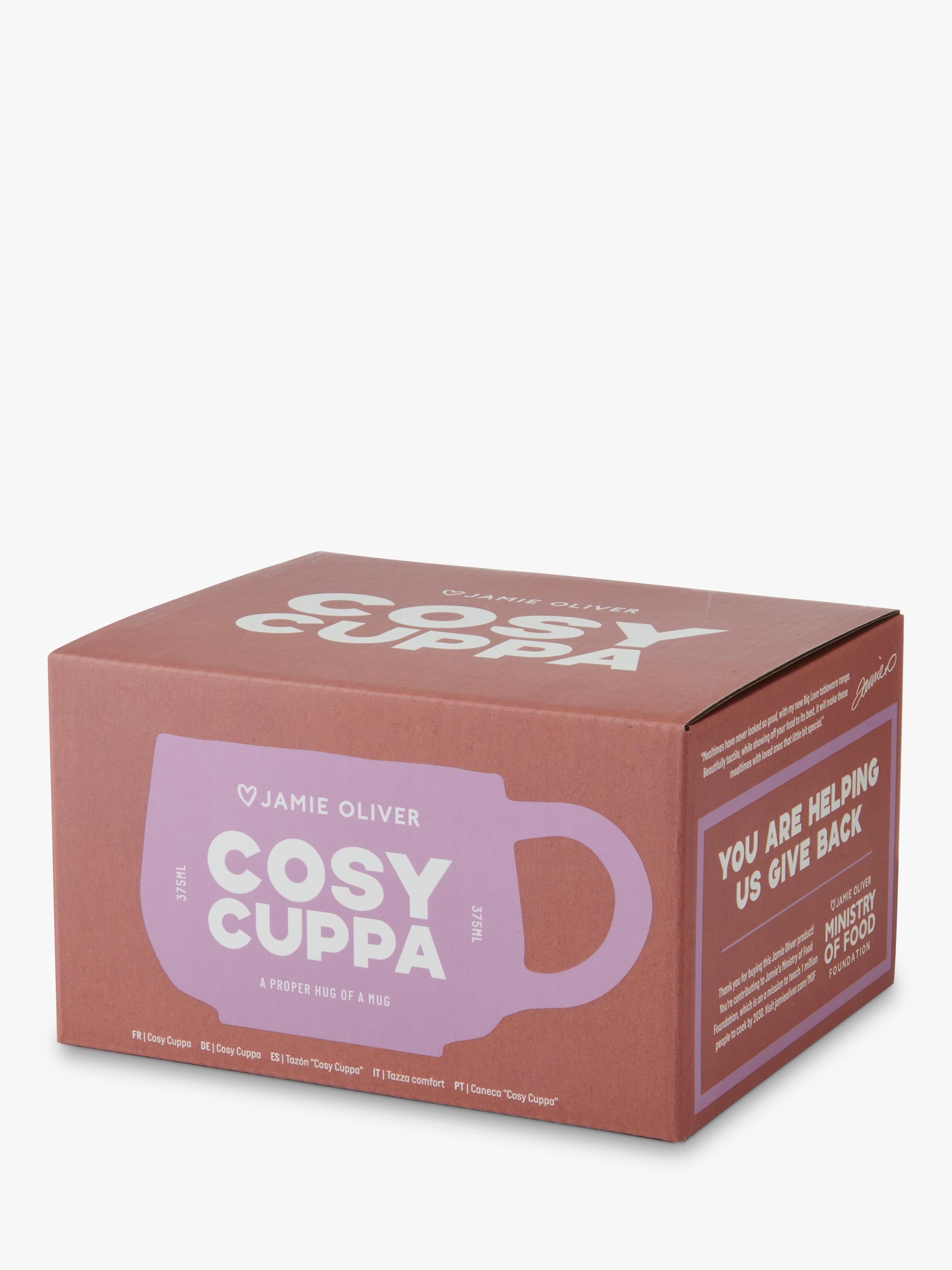 Jamie Oliver mug pink 375ml, imported from the UK