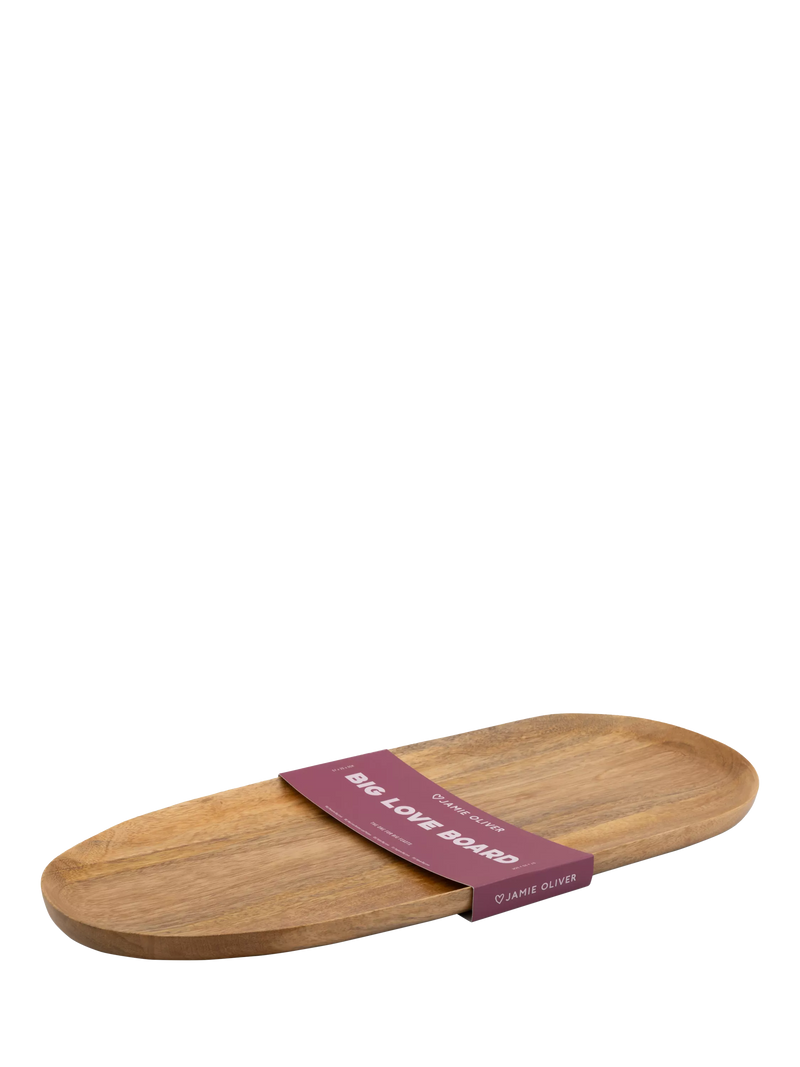 Jamie Oliver mango wood serving board 57cm, imported from the UK