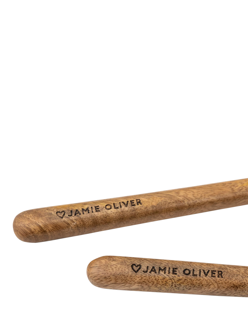 Jamie Oliver mango wood salad servers set of 2 - British product