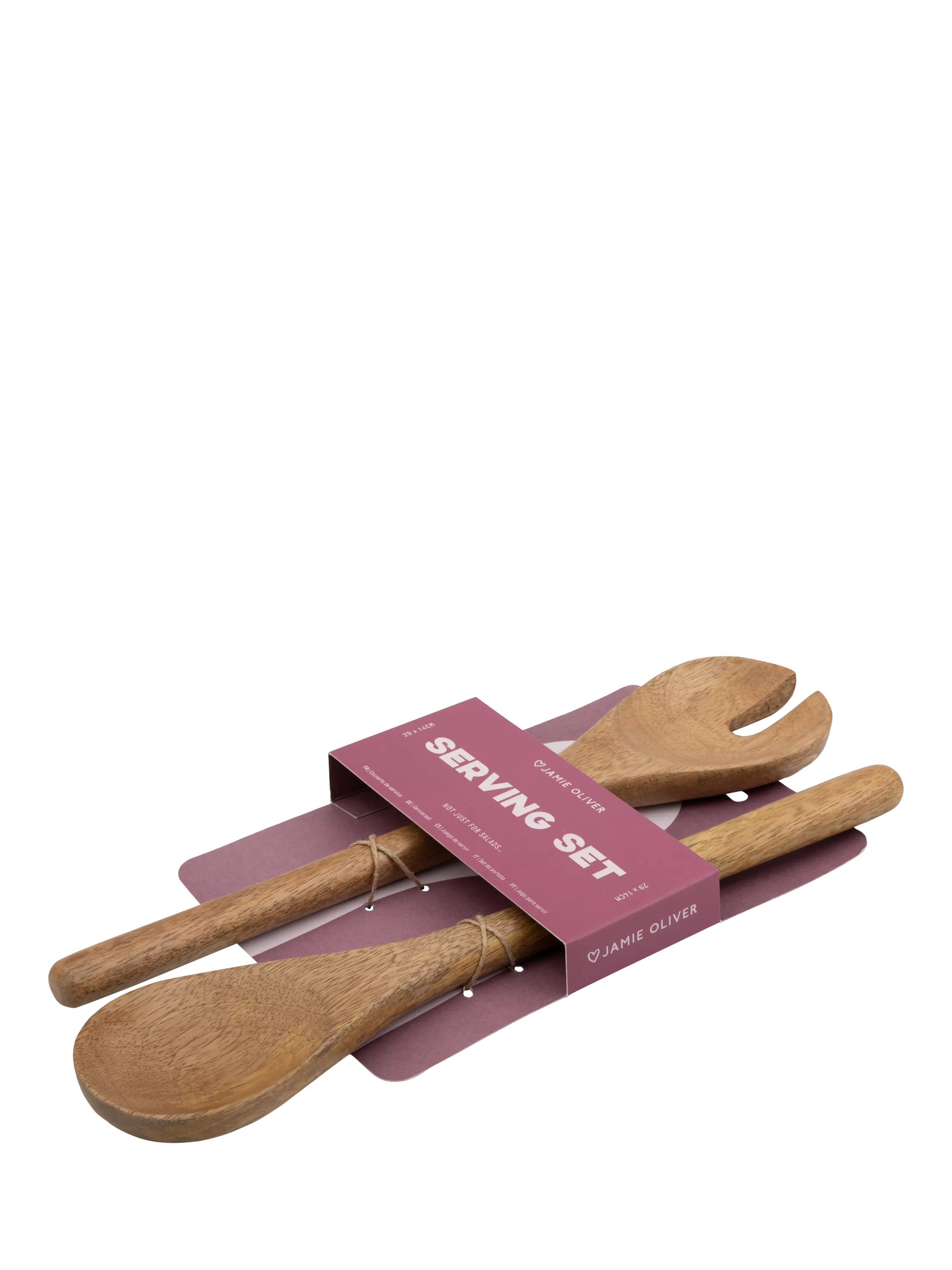 Jamie Oliver mango wood salad servers set of 2 - British product