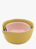 Jamie Oliver stoneware nesting pots set of 3 in multiple colors, UK version