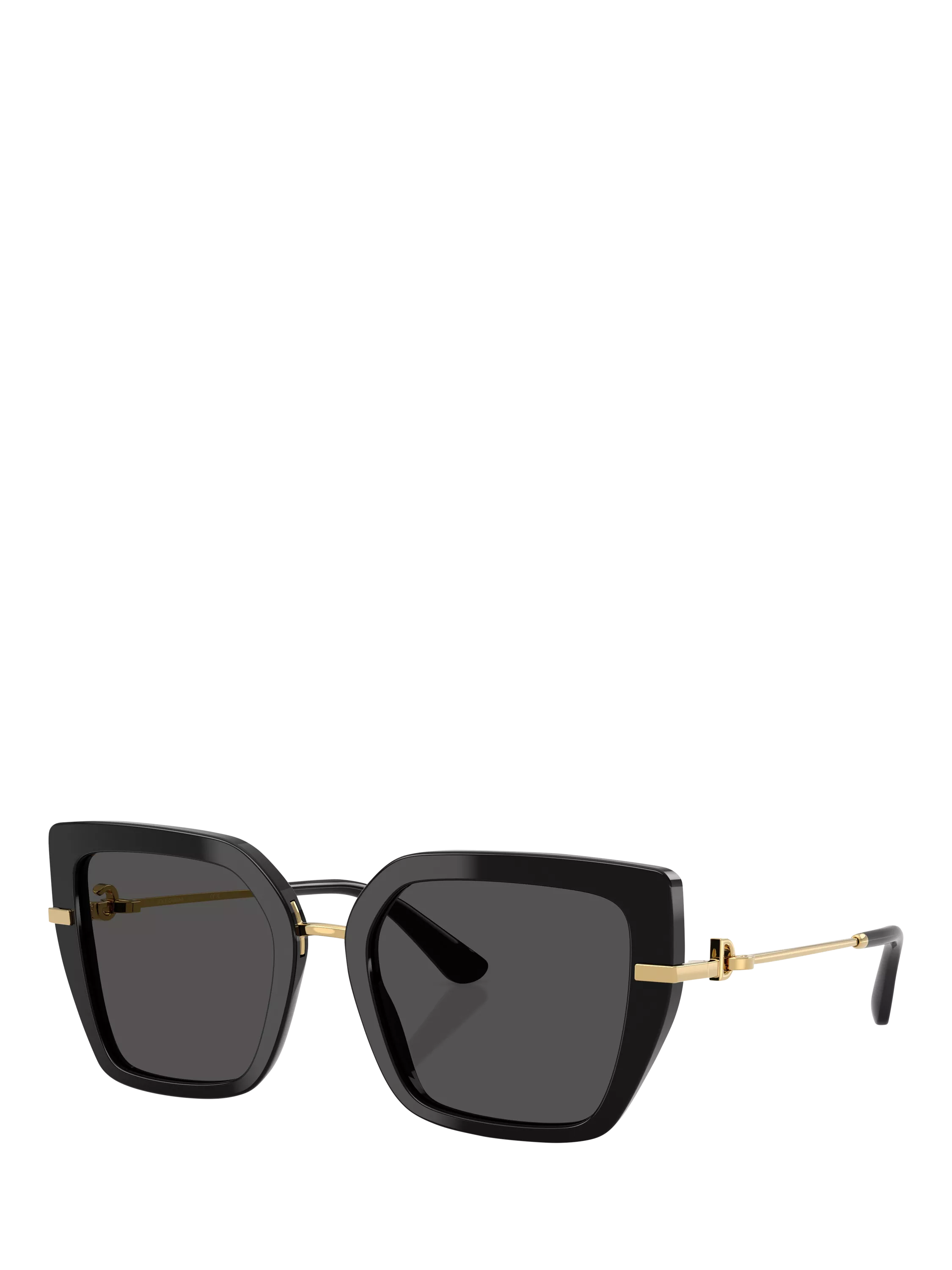 Dolce & Gabbana square sunglasses in black, imported from the UK