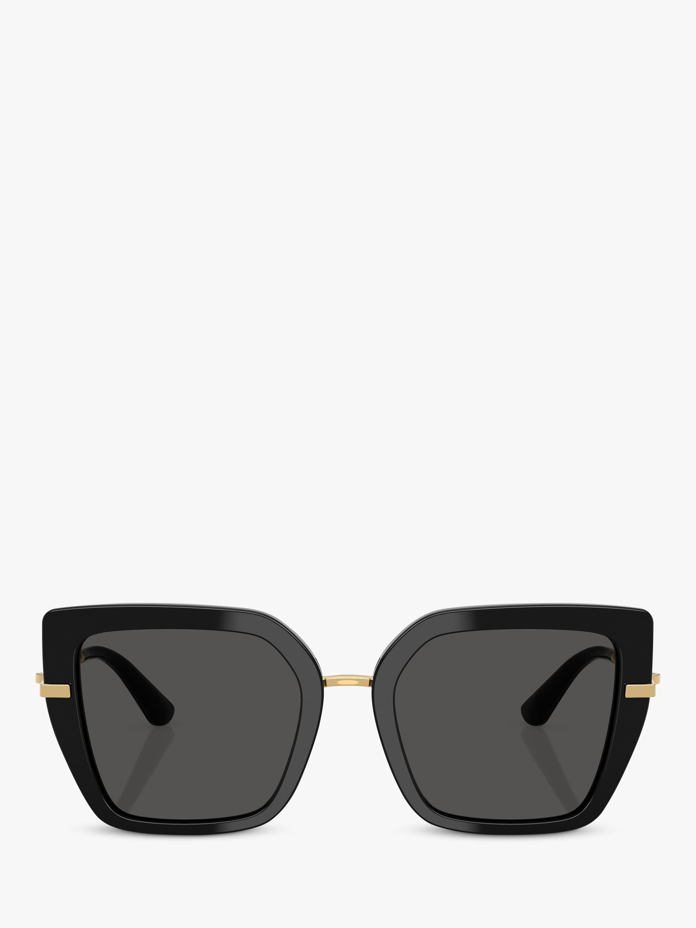 Dolce & Gabbana square sunglasses in black, imported from the UK