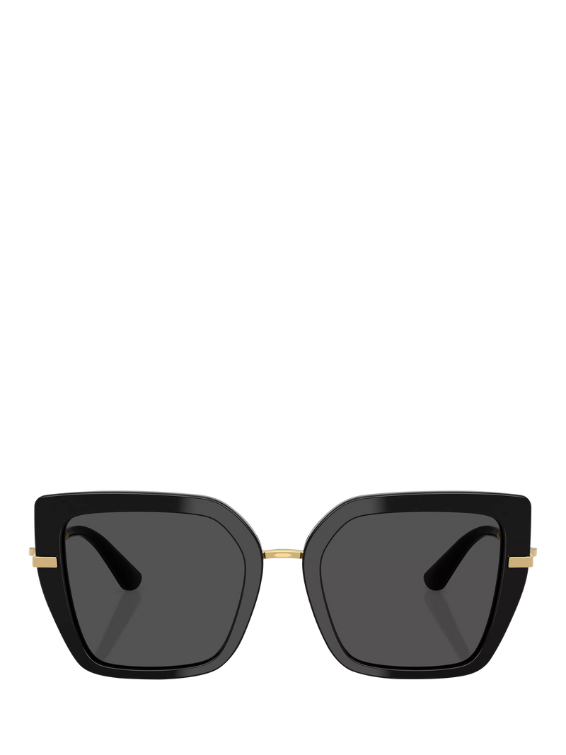 Dolce & Gabbana square sunglasses in black, imported from the UK