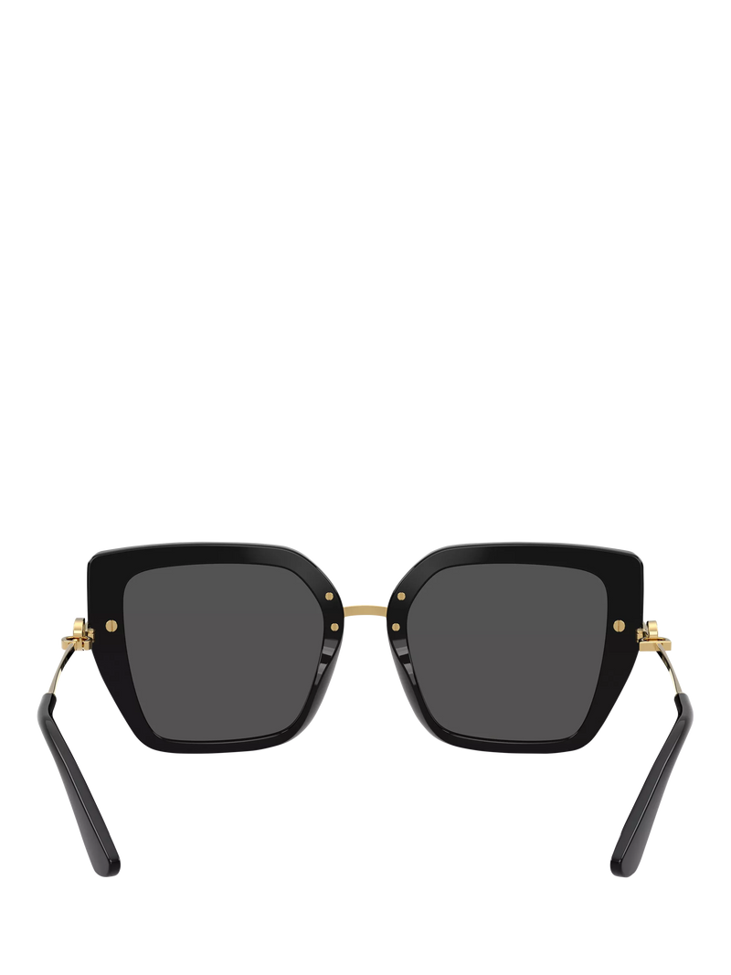 Dolce & Gabbana square sunglasses in black, imported from the UK
