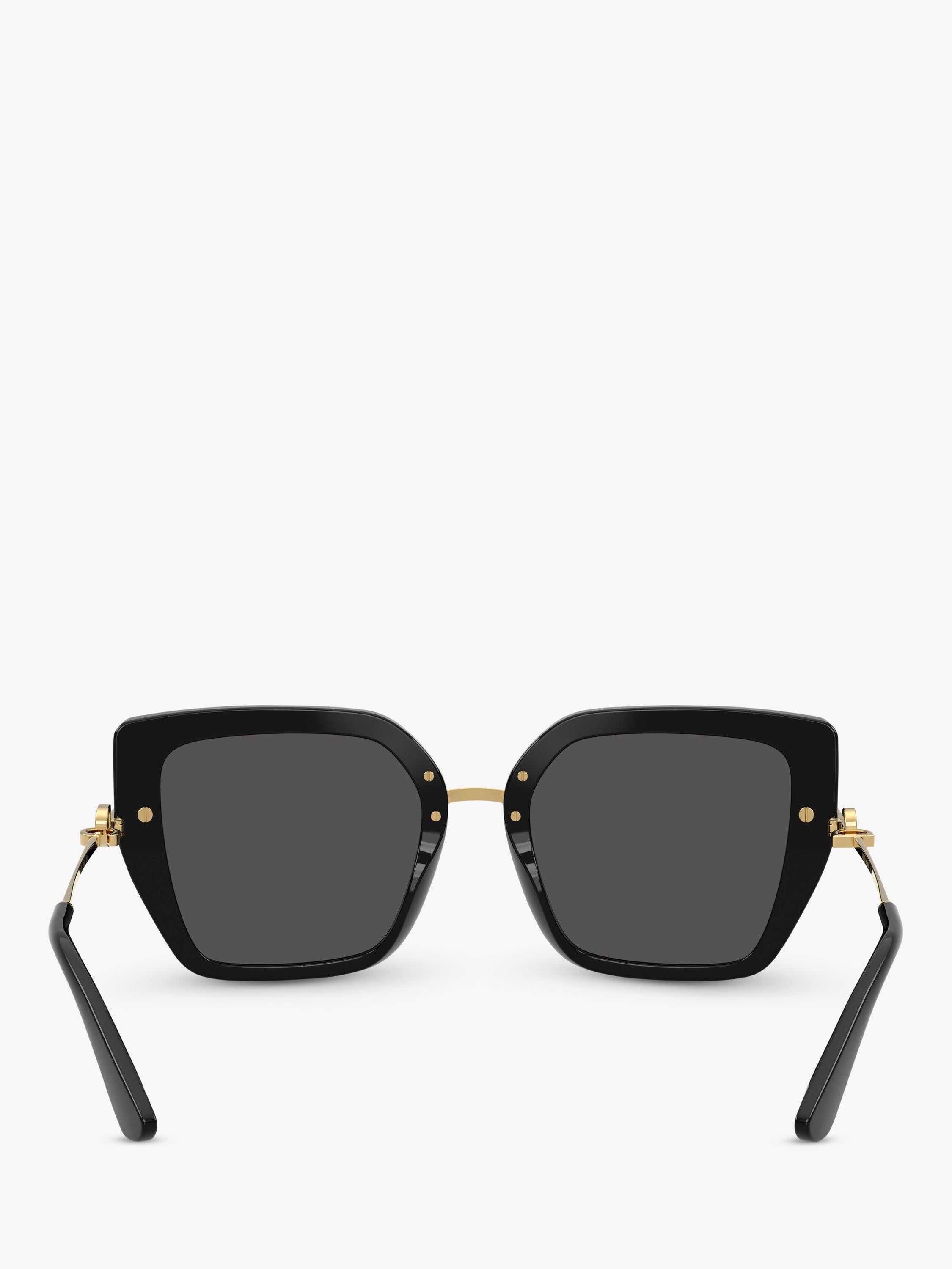Dolce & Gabbana square sunglasses in black, imported from the UK