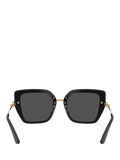 Dolce & Gabbana square sunglasses in black, imported from the UK